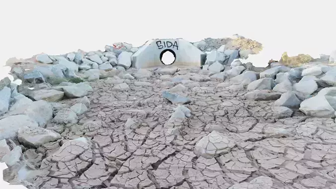 Desert Wash 3D Scan 3D model