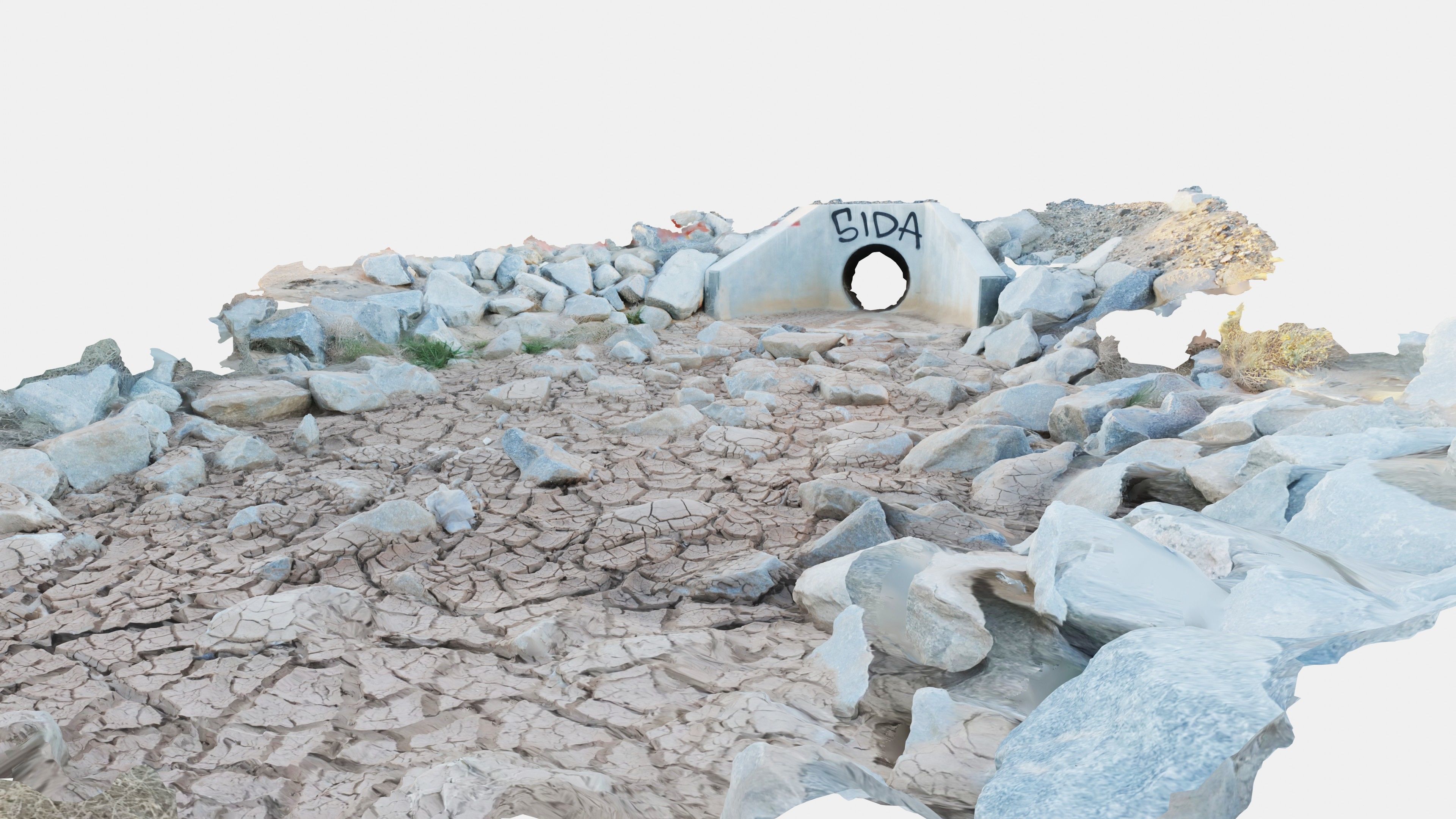 Desert Wash 3D Scan 3D model_3