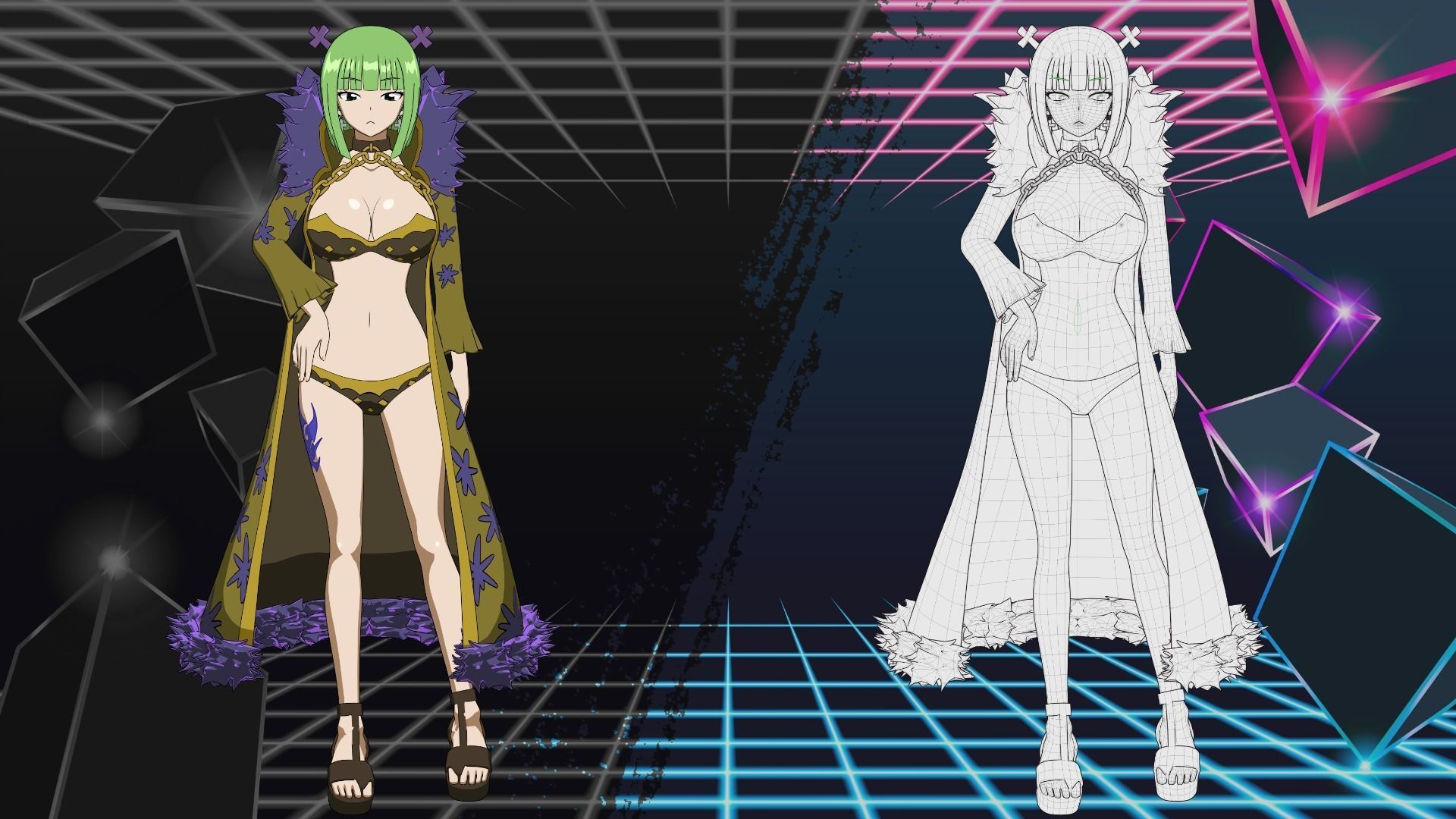 Brandish - 3D model blender Low-poly 3D model_7