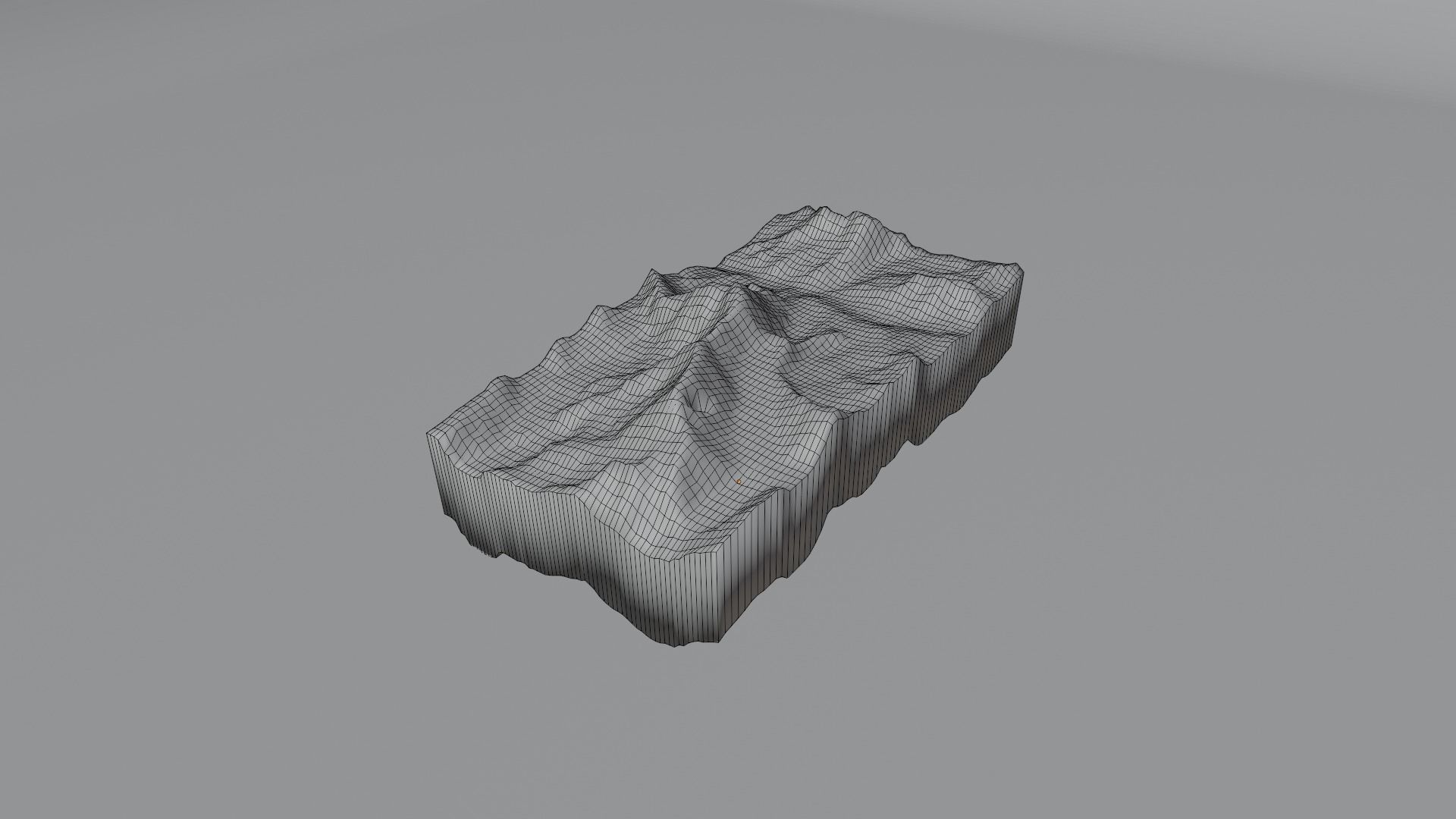 Chamlang Low-poly 3D model_8