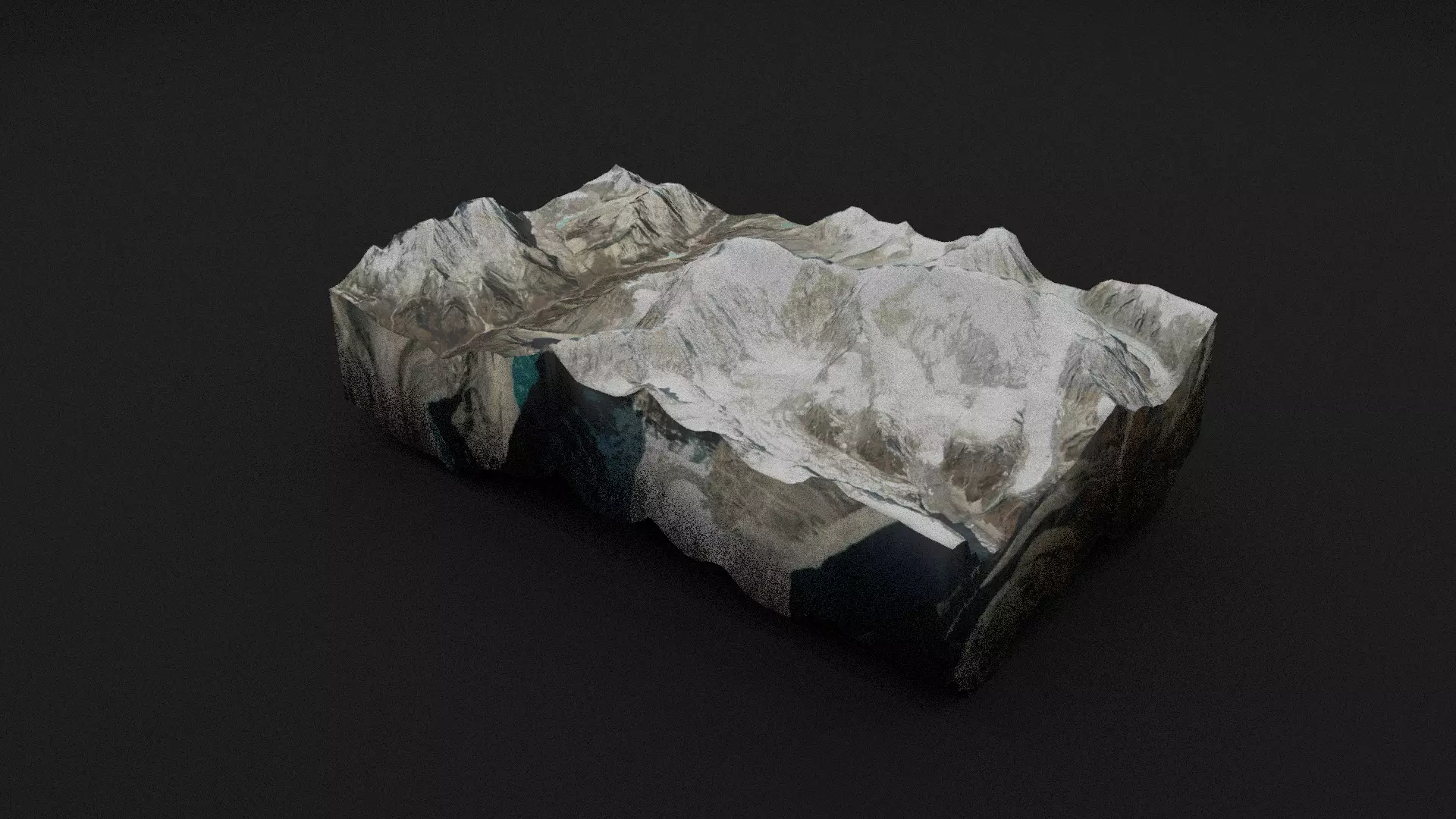 Chamlang Low-poly 3D model_0