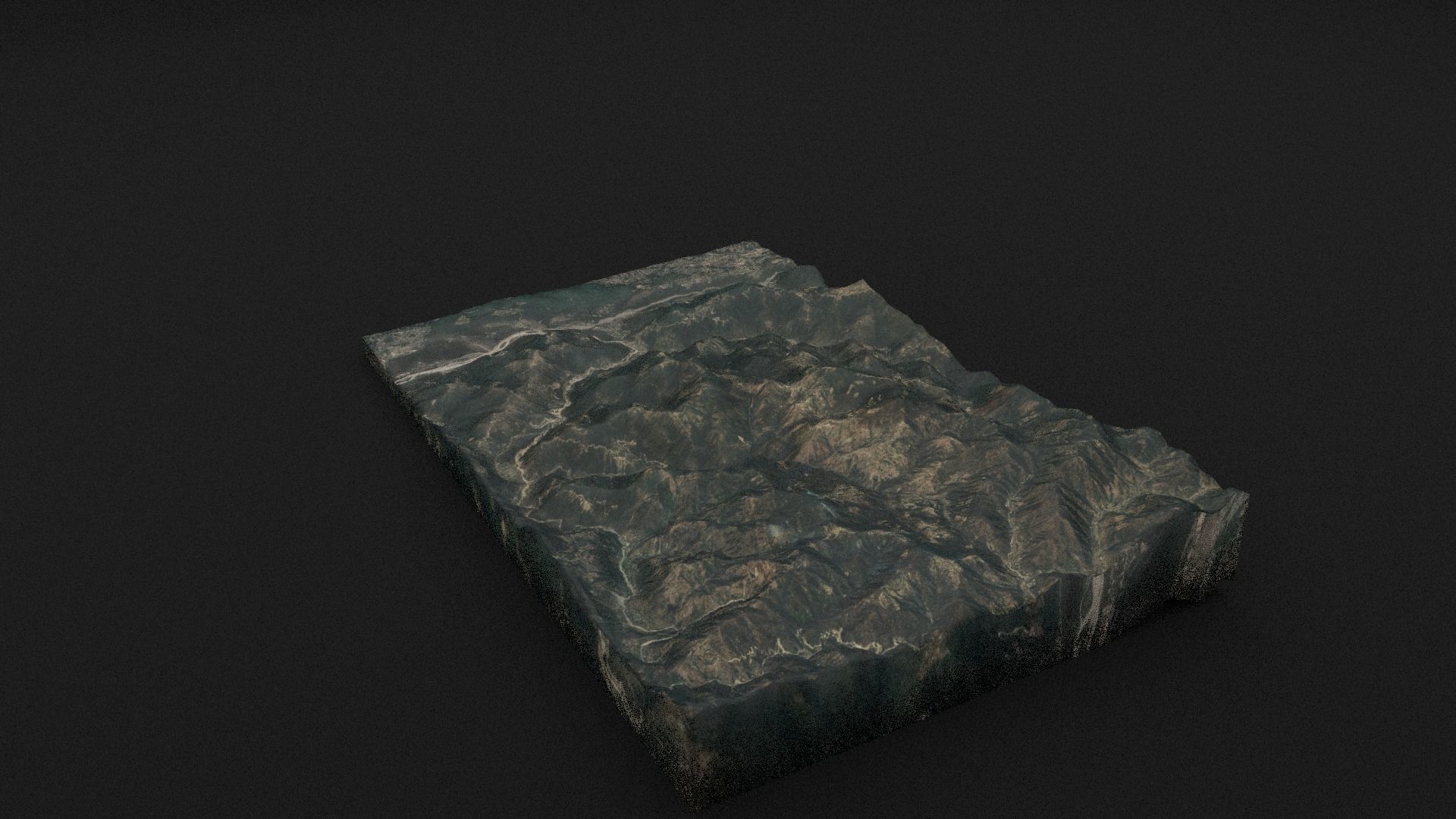 Dhaulagiri I Low-poly 3D model_7