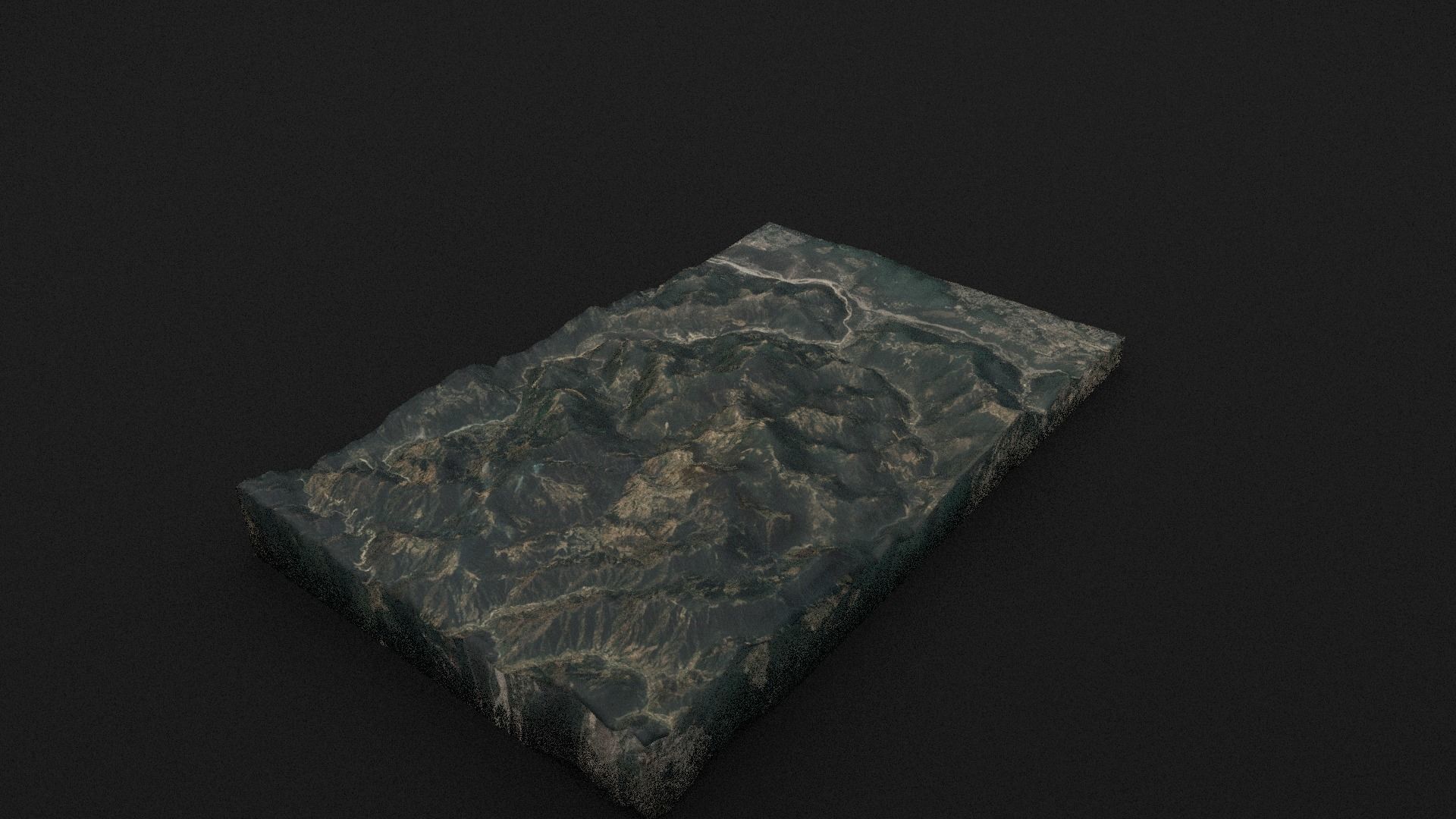 Dhaulagiri I Low-poly 3D model_6