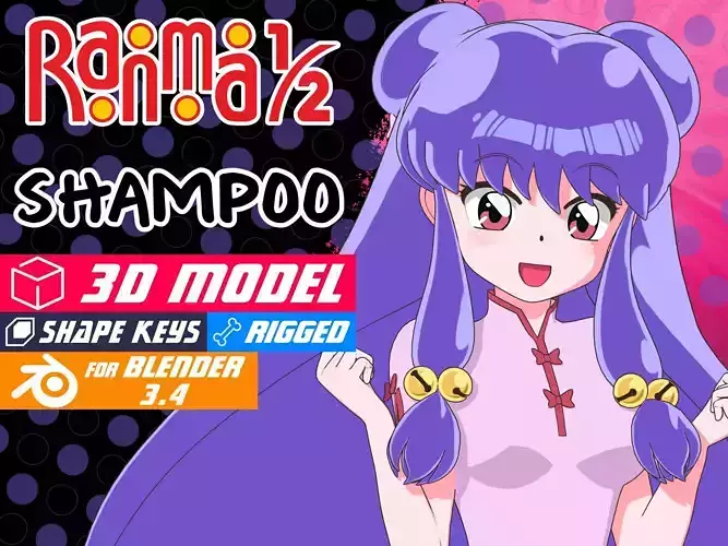 Shampoo - 3D model blender 3D model