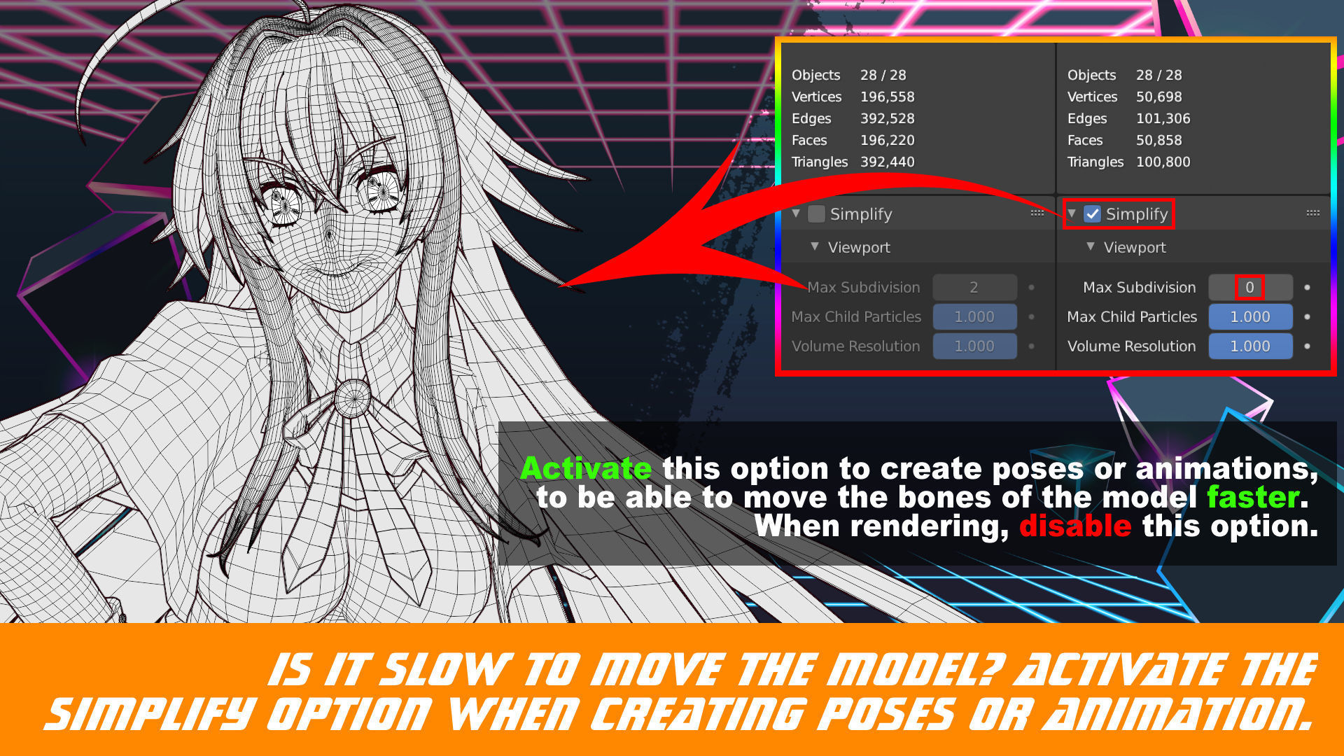Rias Gremory - High School DXD - 3D Model Blender 3D model_2