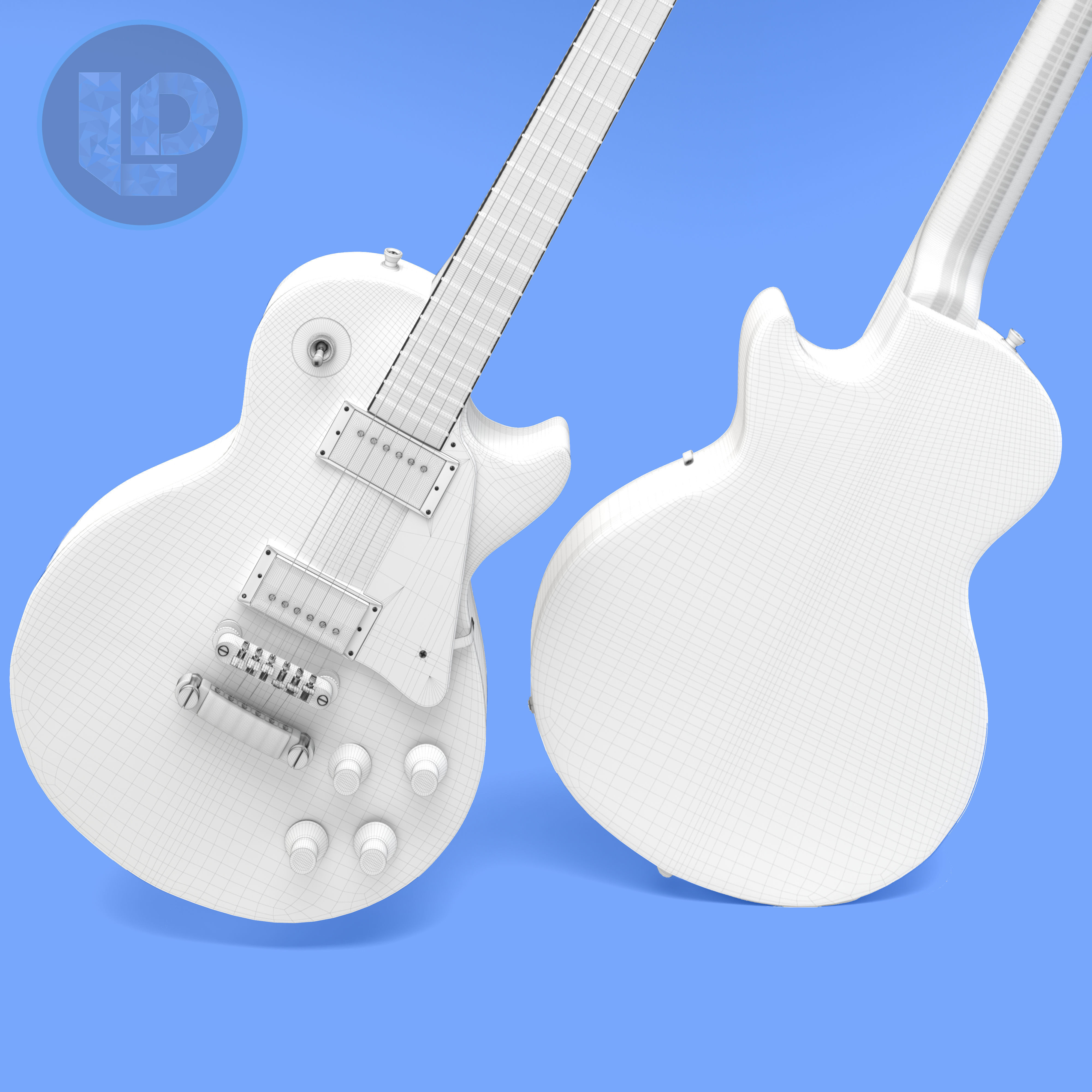 My Guitar Epiphone Les Paul Standard 3D model_3