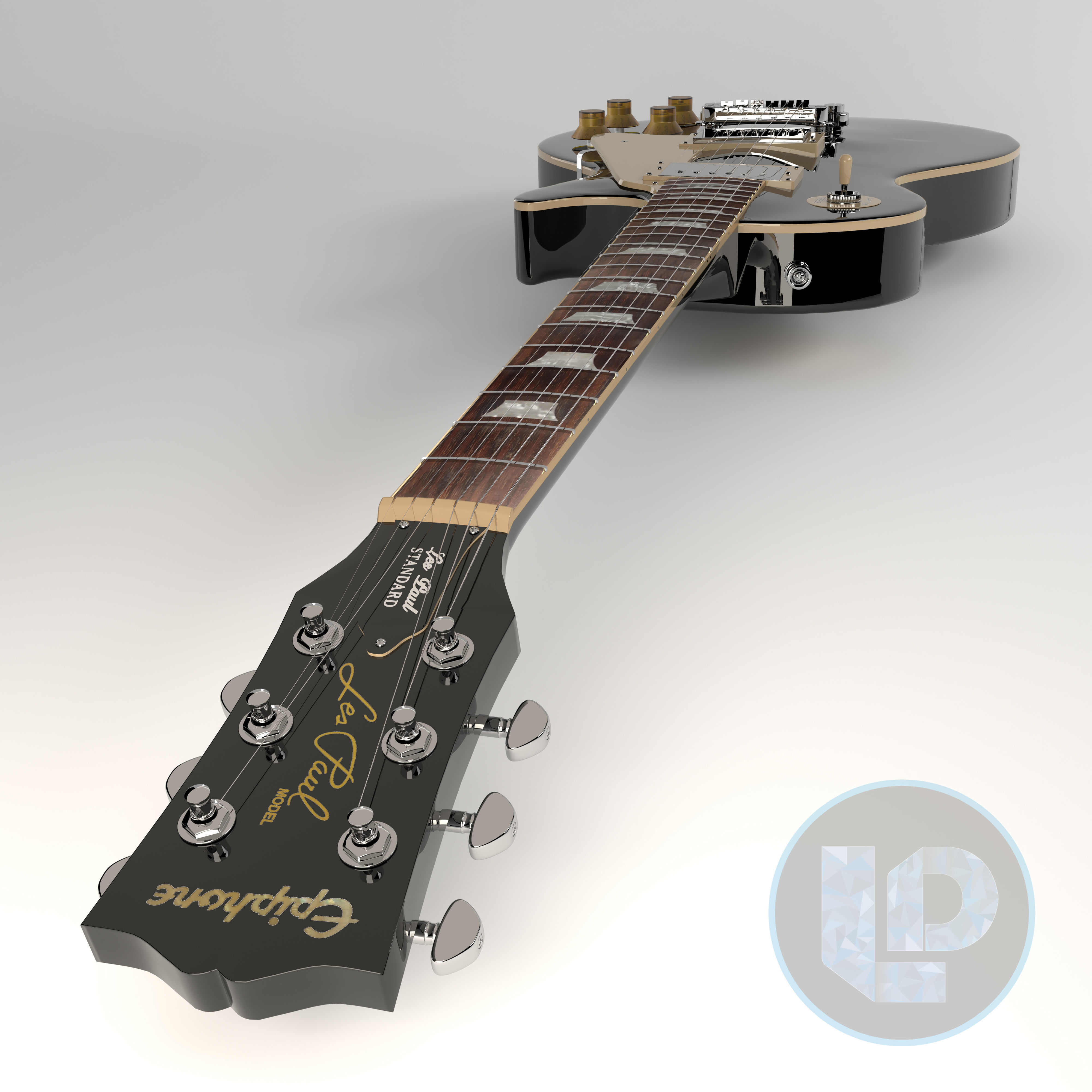 My Guitar Epiphone Les Paul Standard 3D model_10
