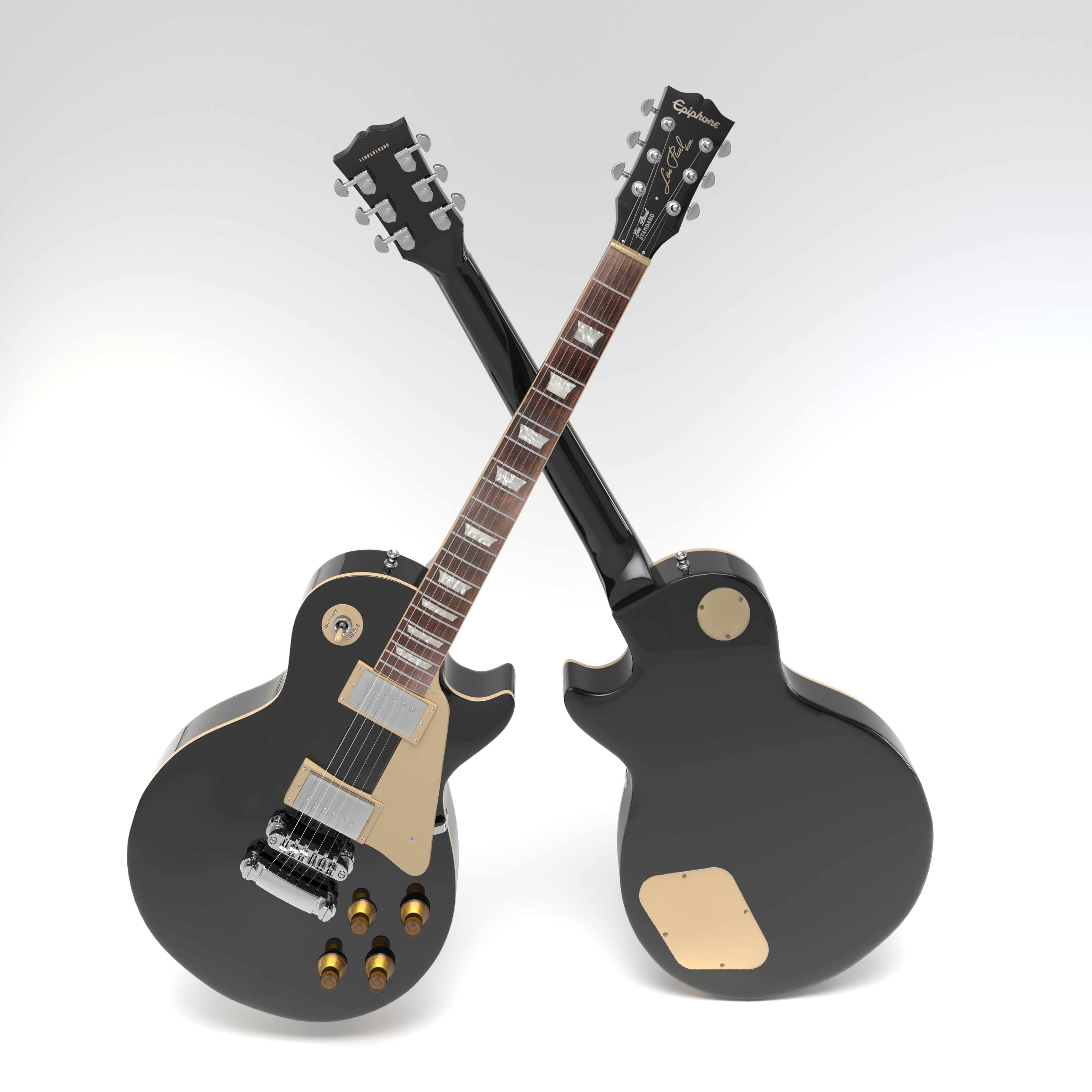 My Guitar Epiphone Les Paul Standard 3D model_4