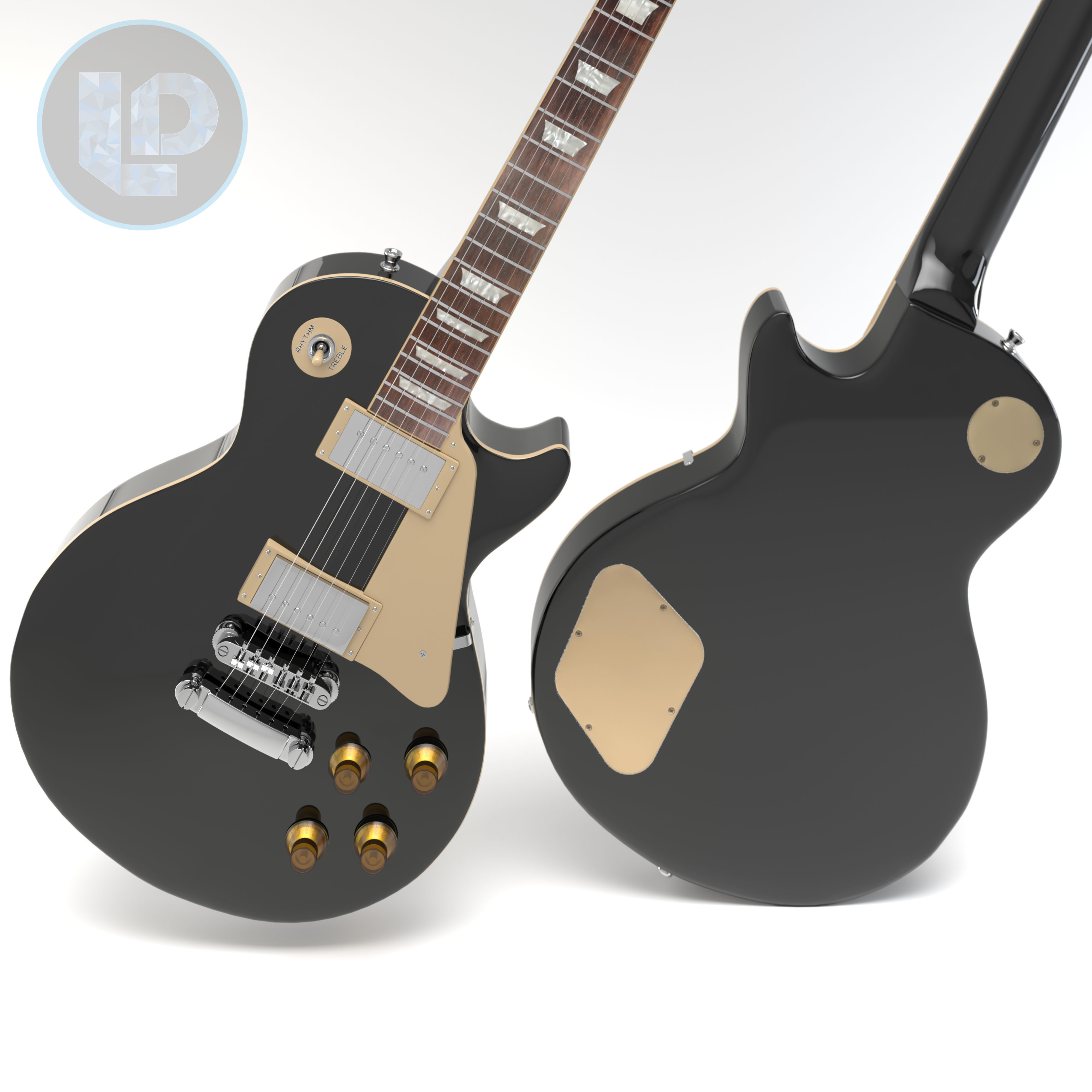My Guitar Epiphone Les Paul Standard 3D model_2