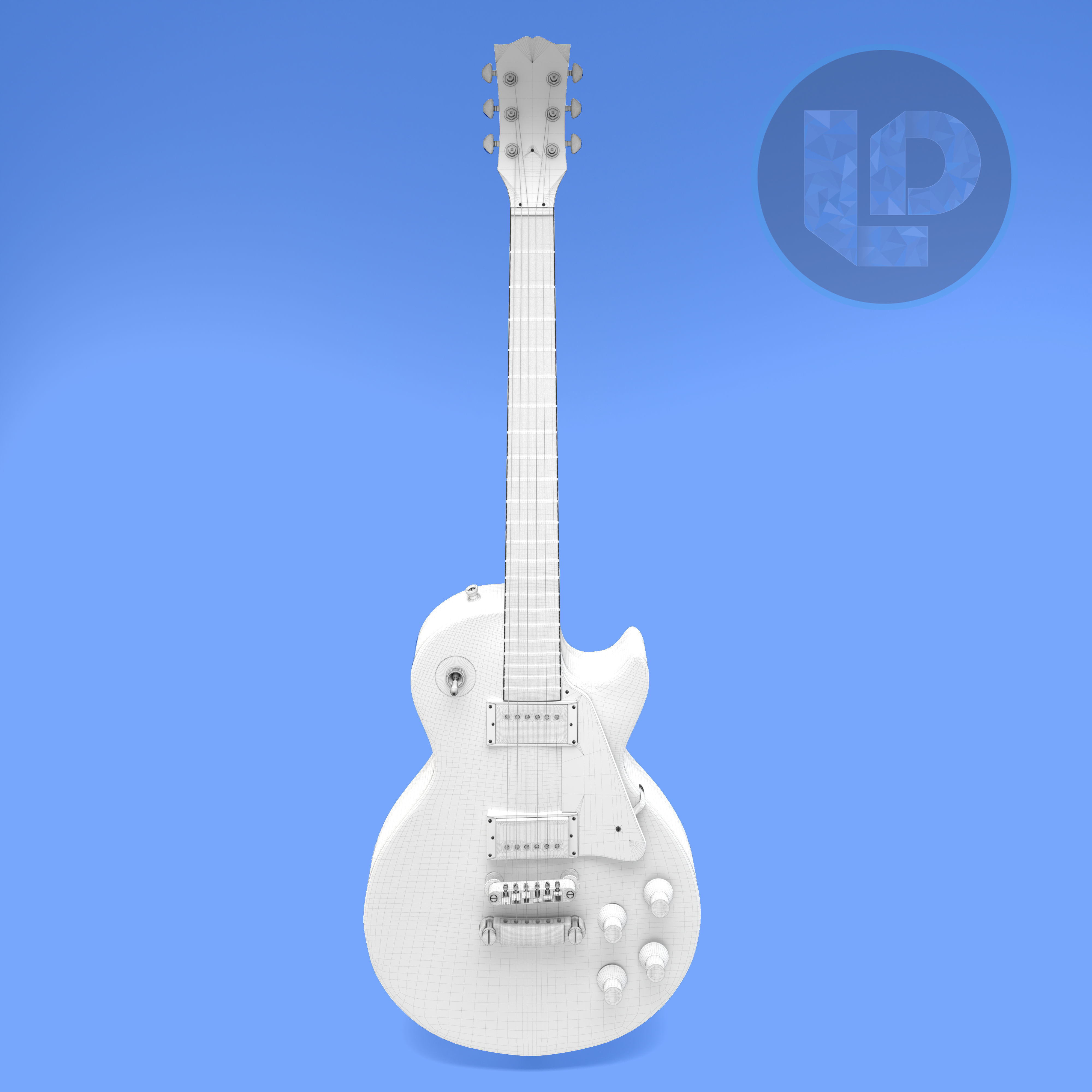 My Guitar Epiphone Les Paul Standard 3D model_1