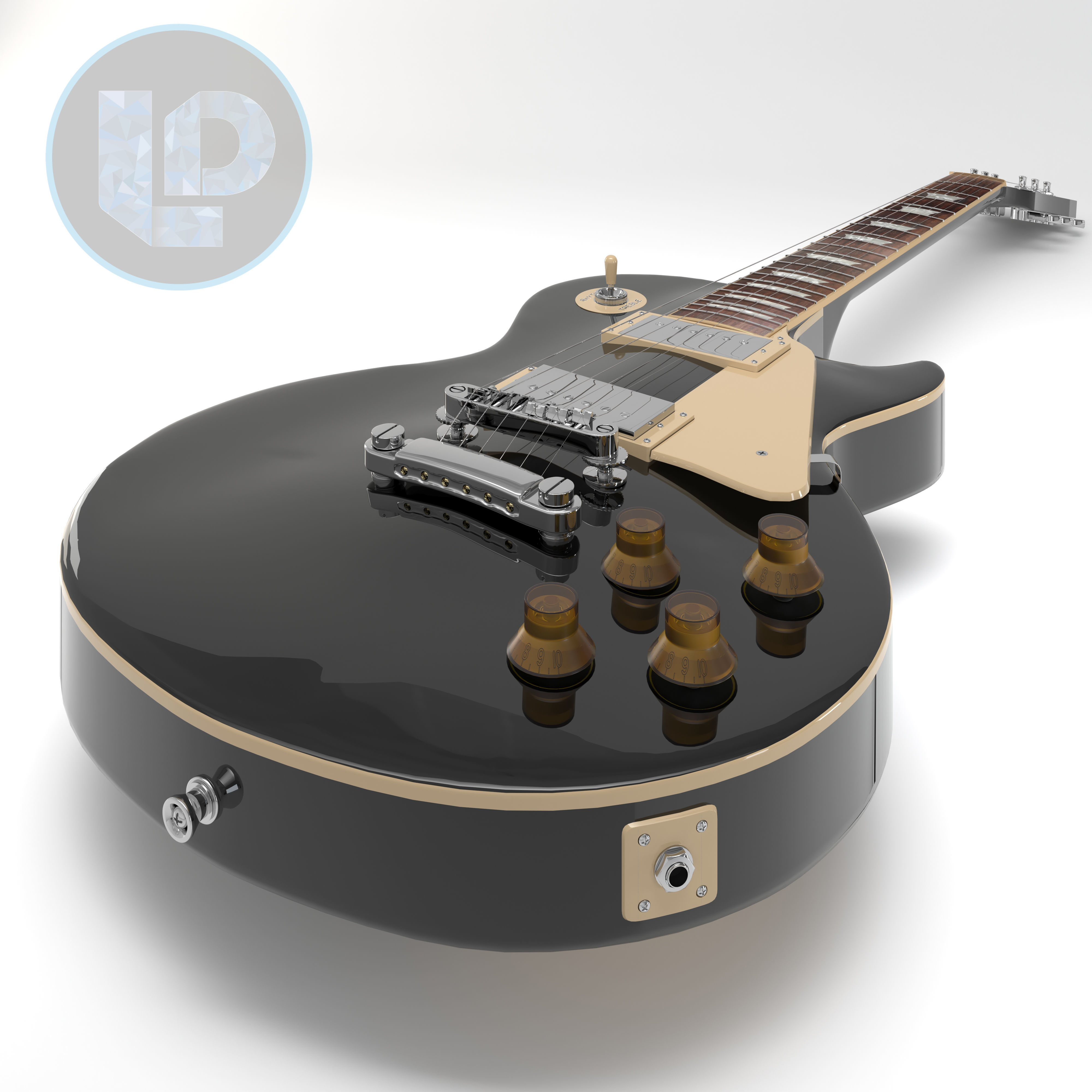My Guitar Epiphone Les Paul Standard 3D model_11