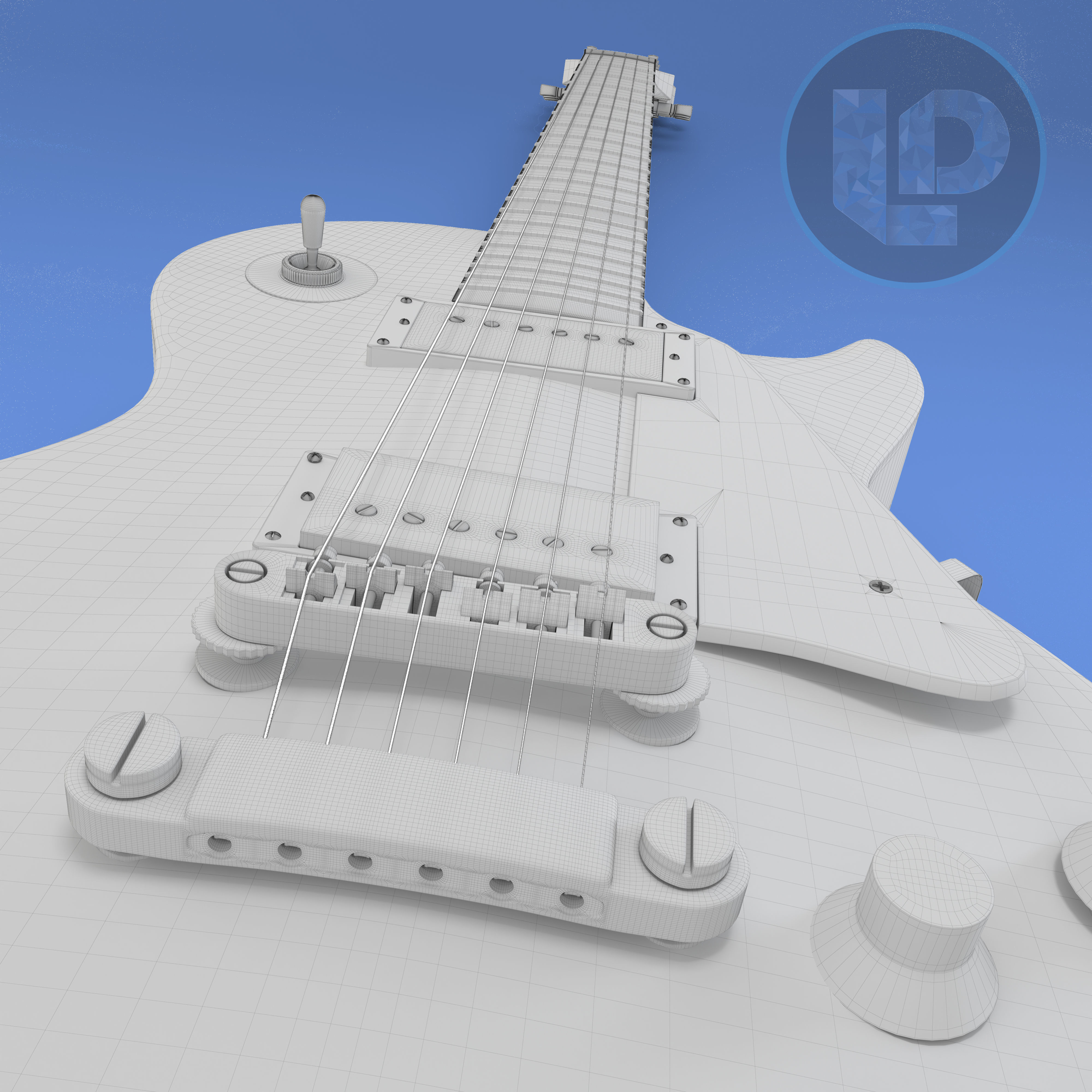 My Guitar Epiphone Les Paul Standard 3D model_8