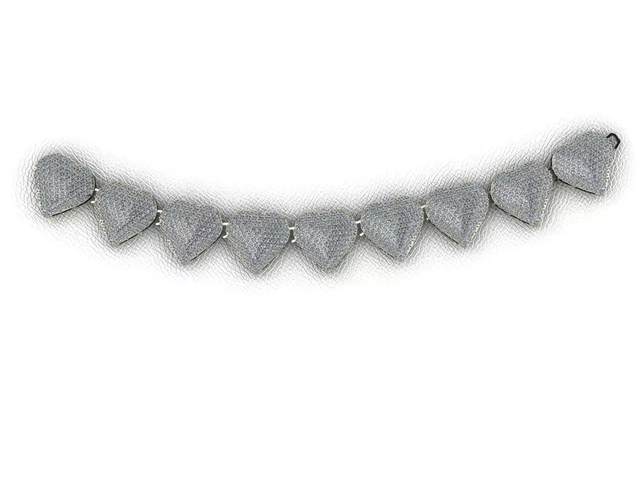 Heart link 3D print model_0