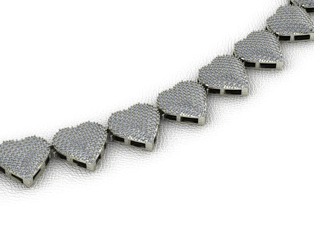 Heart link 3D print model_2