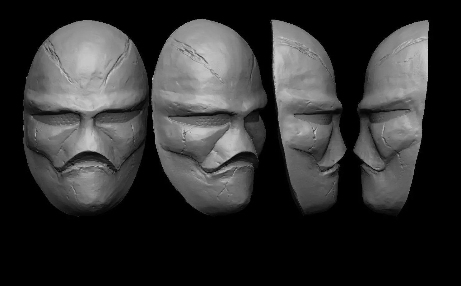 power rangers Putty prop scan 3D model_0