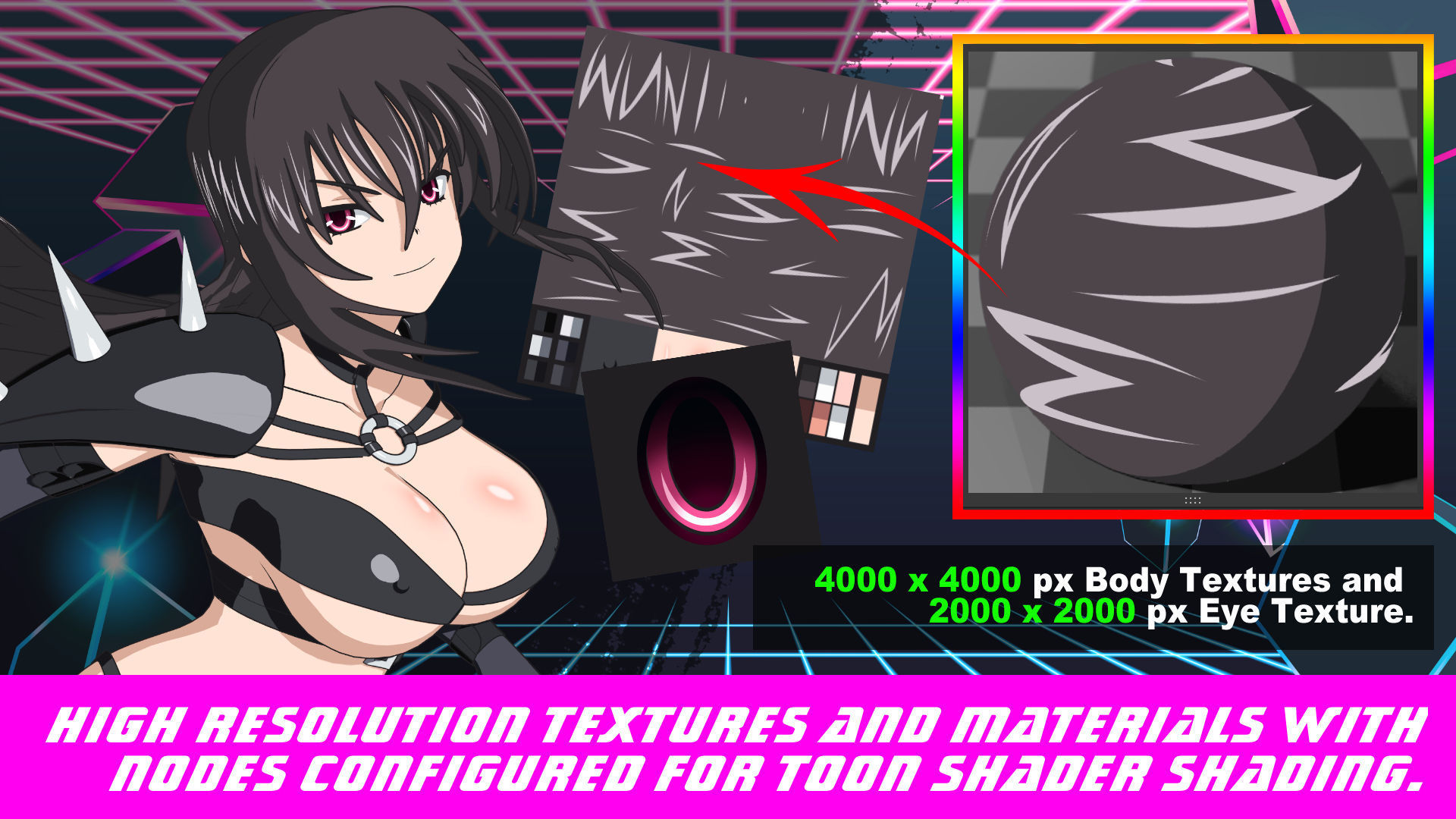 Raynare - High School DXD - 3D Model Blender 3D model_3