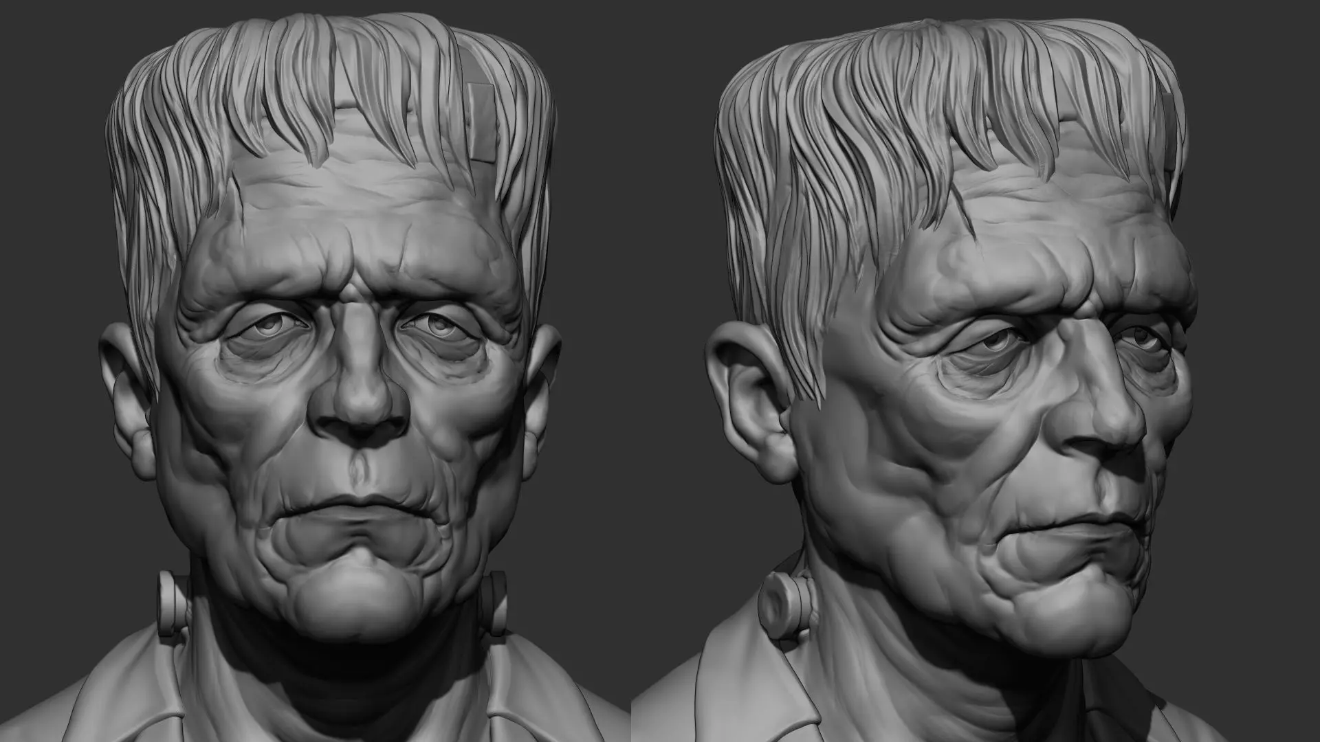 Frankenstein 3D print model 3D print model_0