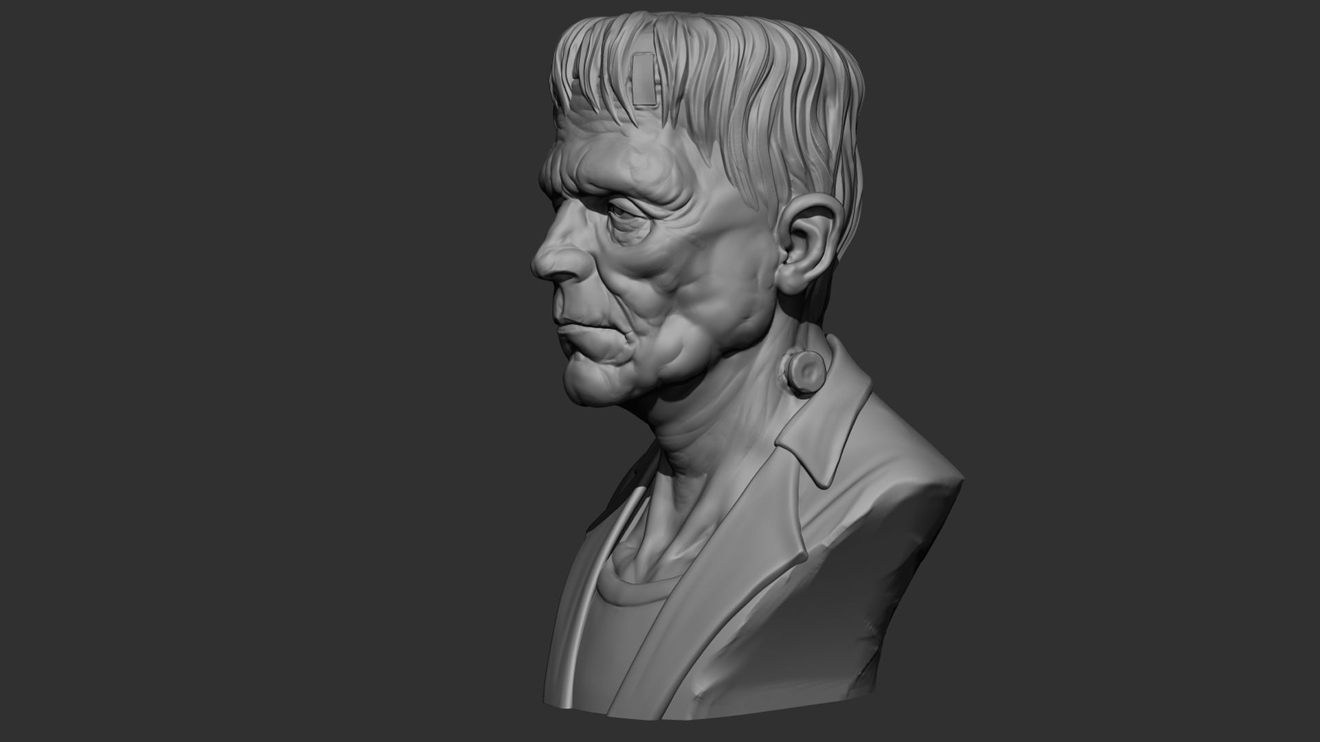 Frankenstein 3D print model 3D print model_3