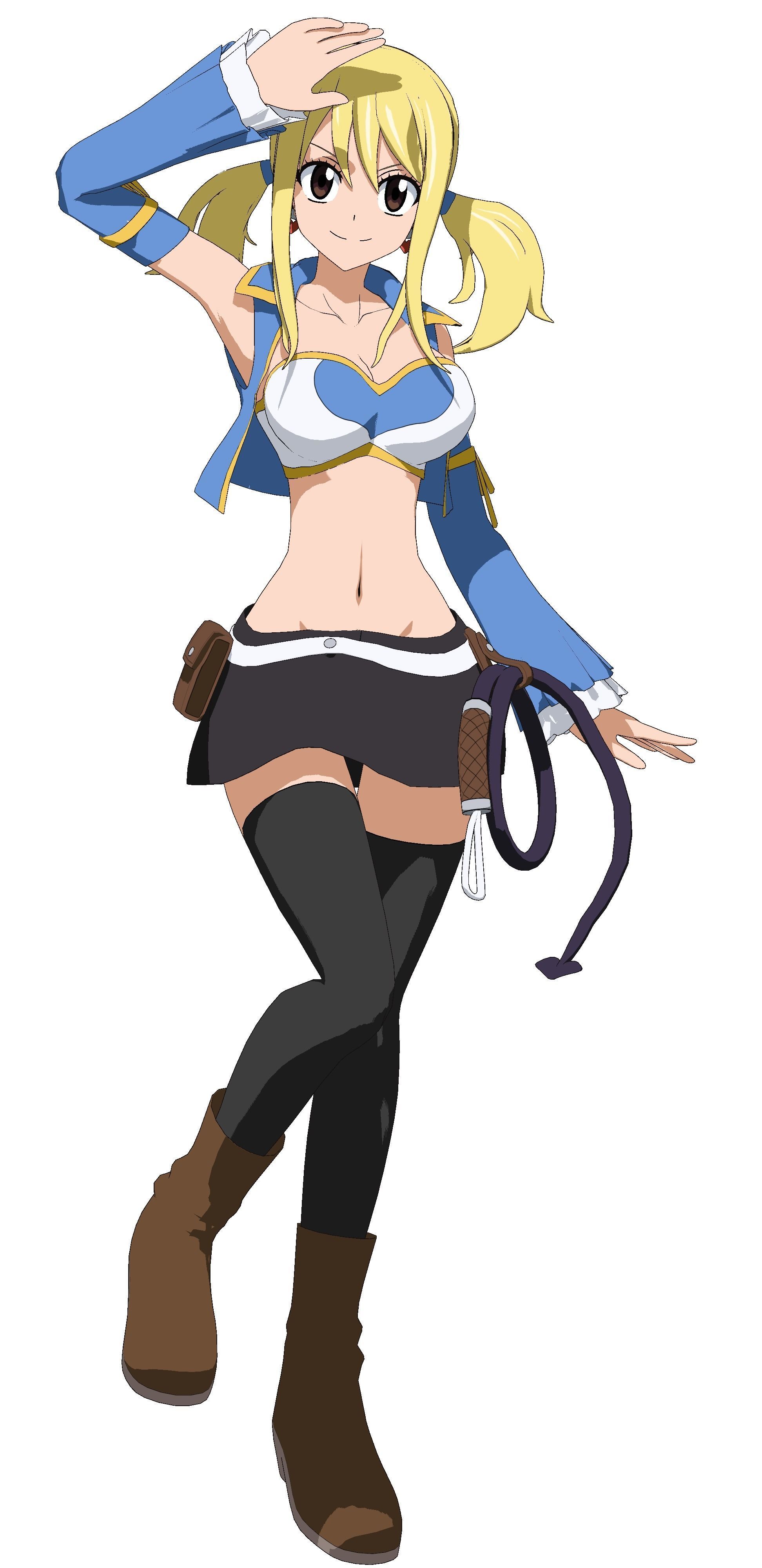 Pack Lucy Heartfilia V2 - 3D model blender Low-poly 3D model_15