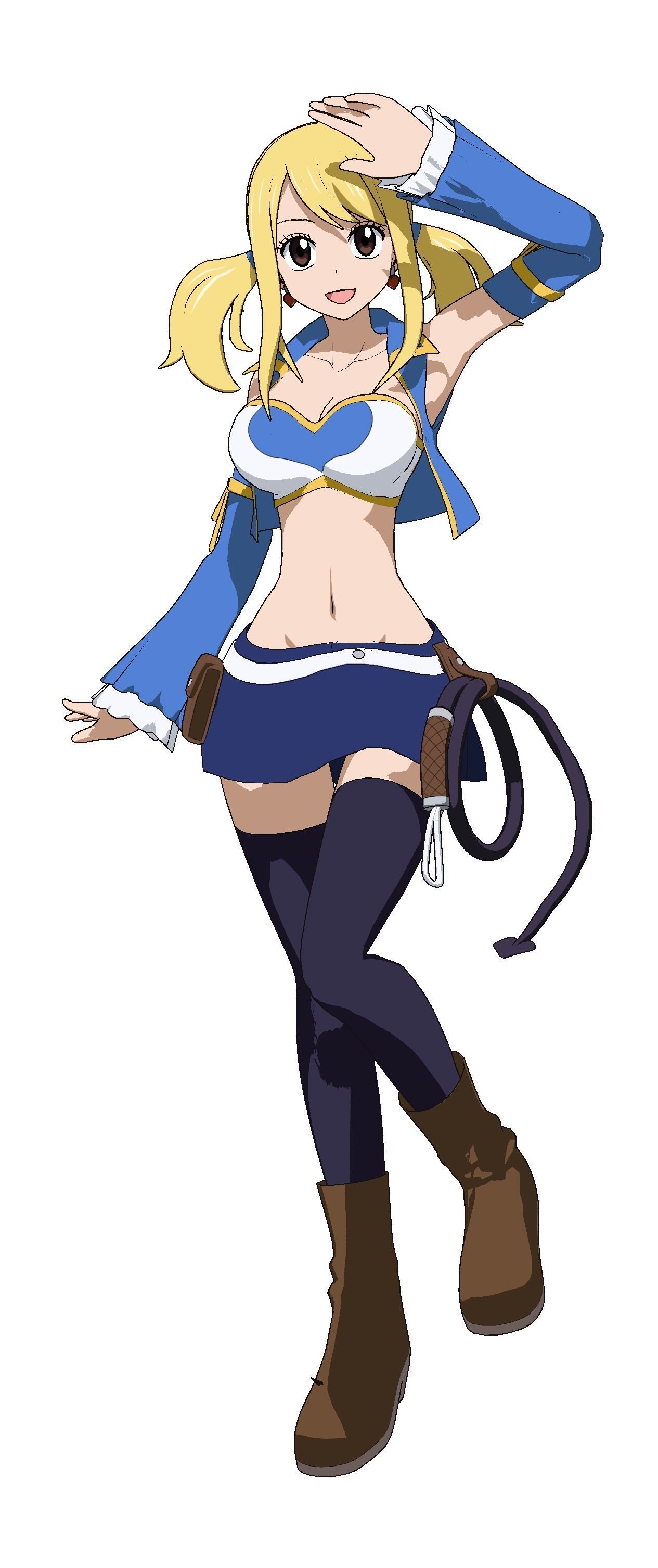 Pack Lucy Heartfilia V2 - 3D model blender Low-poly 3D model_5