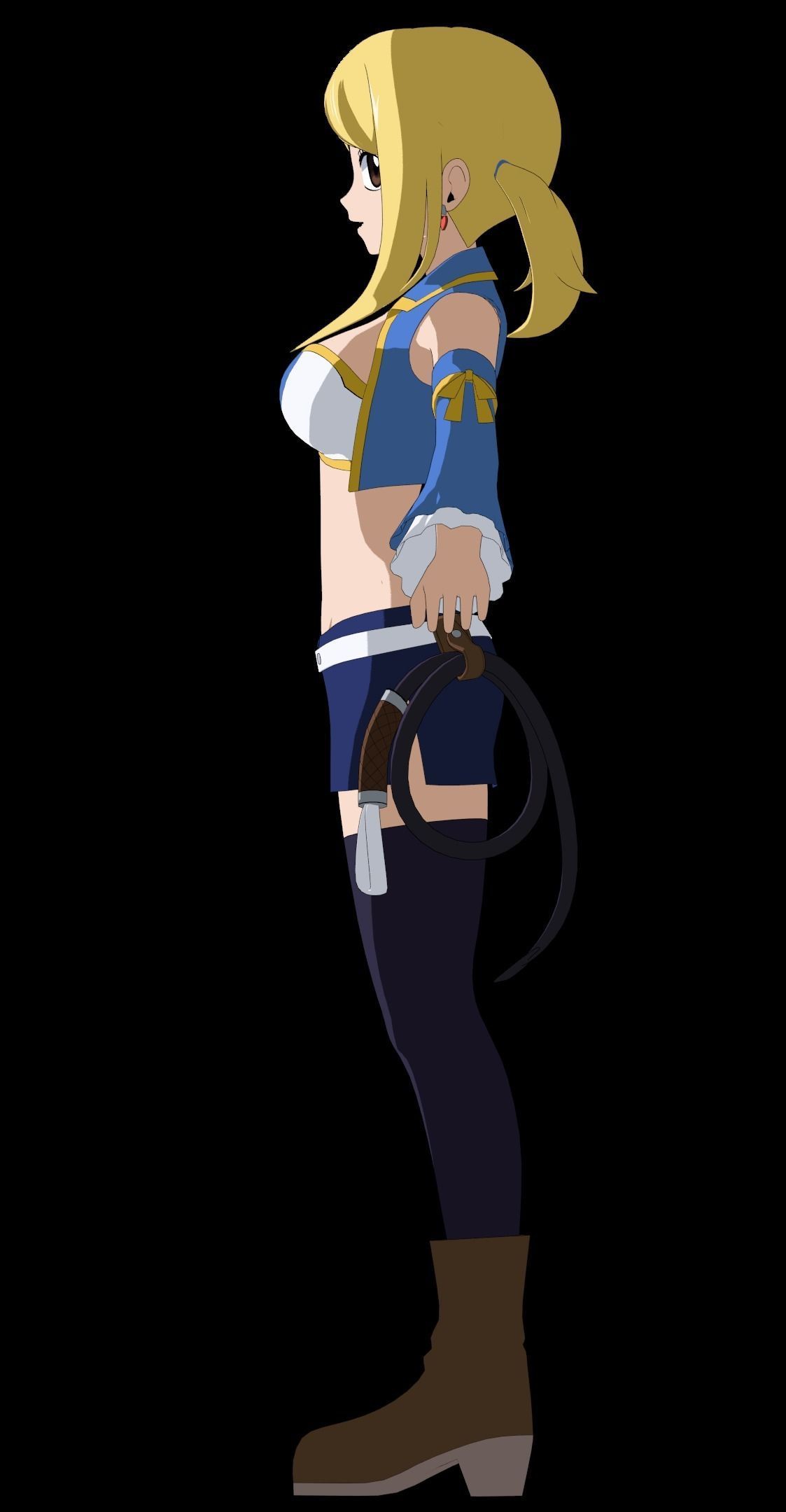 Pack Lucy Heartfilia V2 - 3D model blender Low-poly 3D model_8