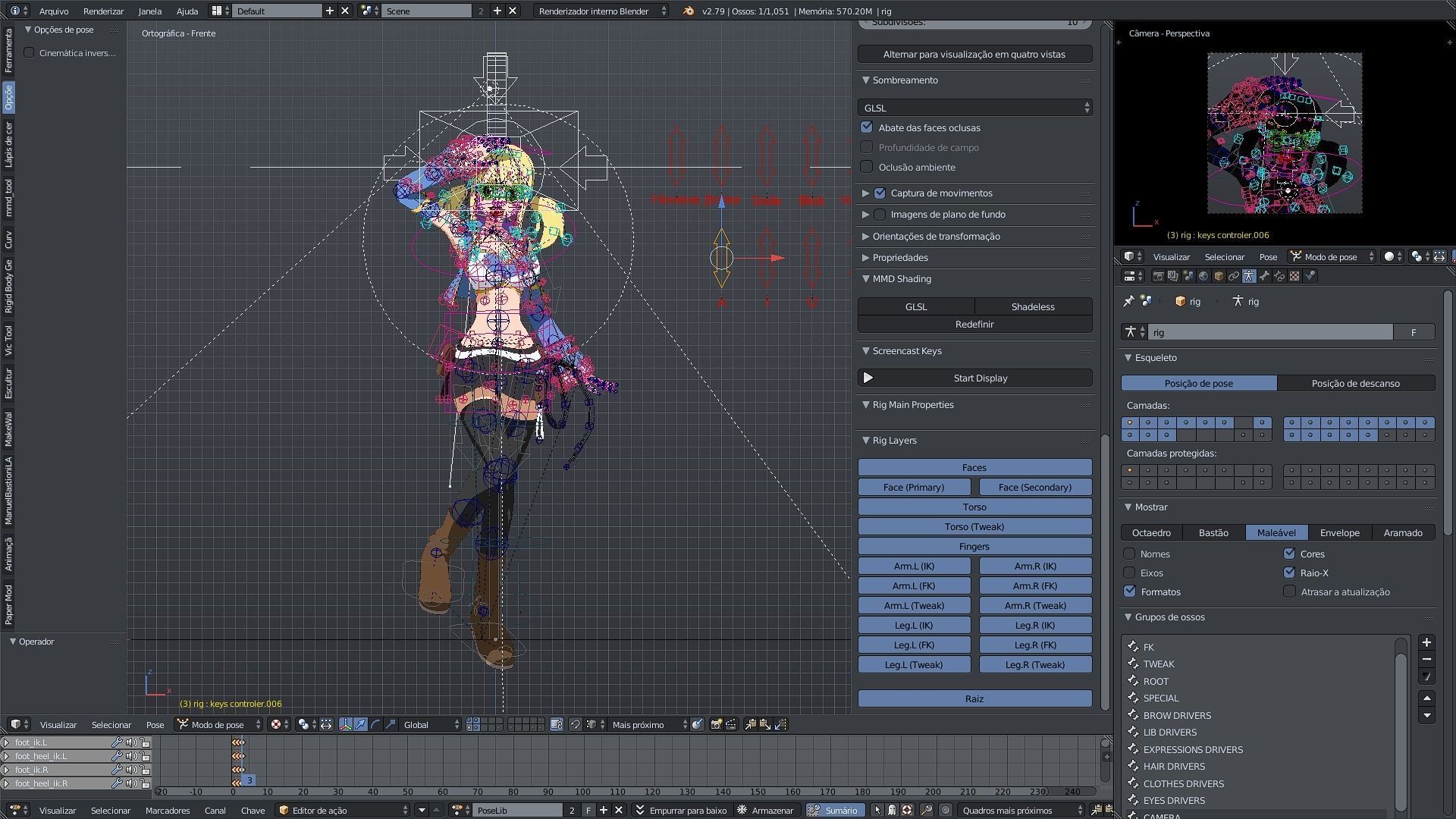 Pack Lucy Heartfilia V2 - 3D model blender Low-poly 3D model_24