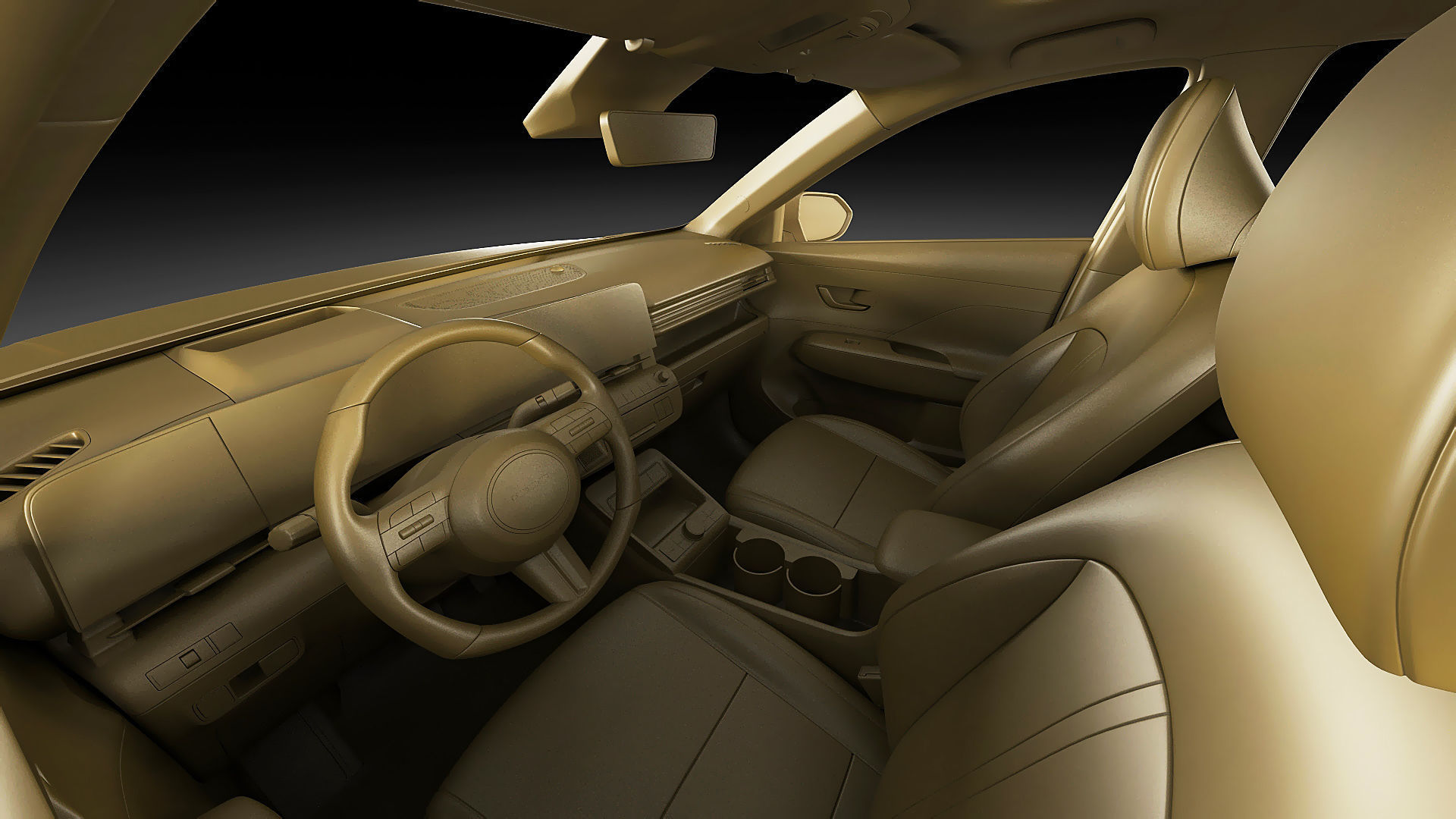 Hyundai Kona 2024 3D model_33