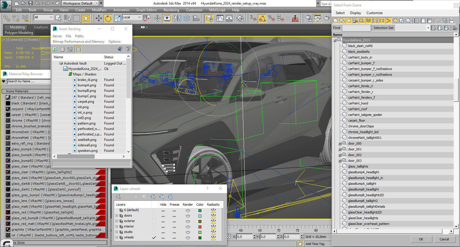 Hyundai Kona 2024 3D model_39