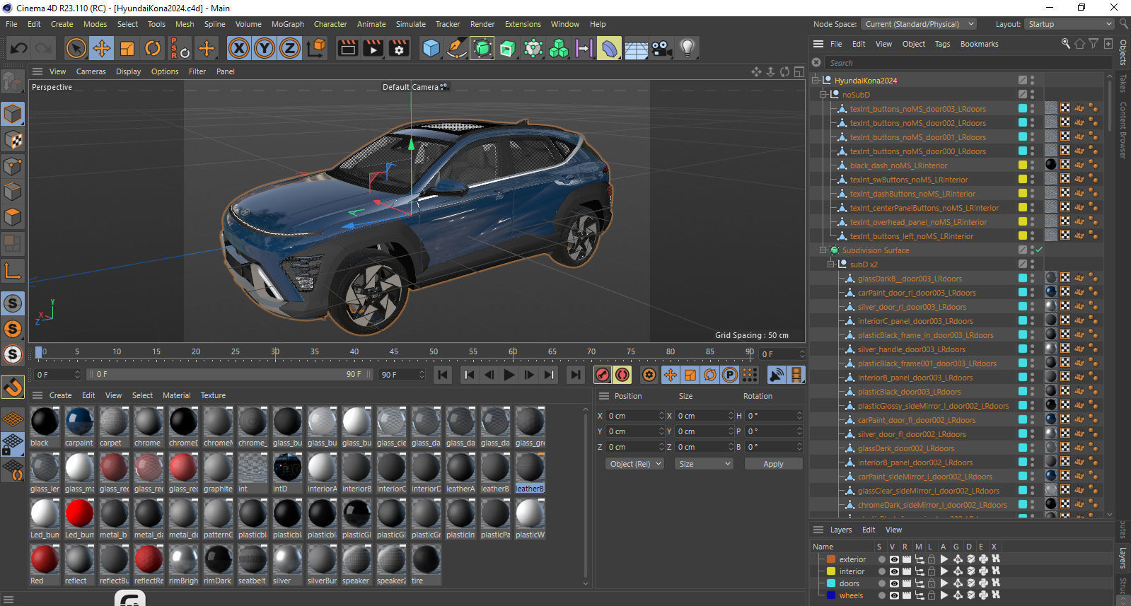 Hyundai Kona 2024 3D model_40