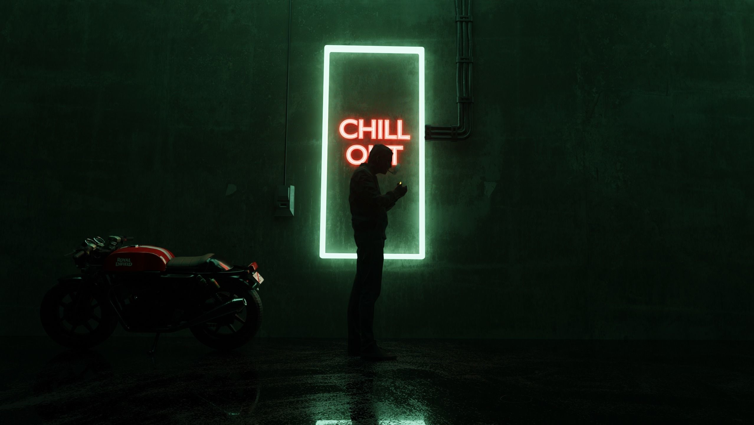 Lighting Scene Pack 5 3D Blender File Textured FBX OBJ MTL Files 3D model_5