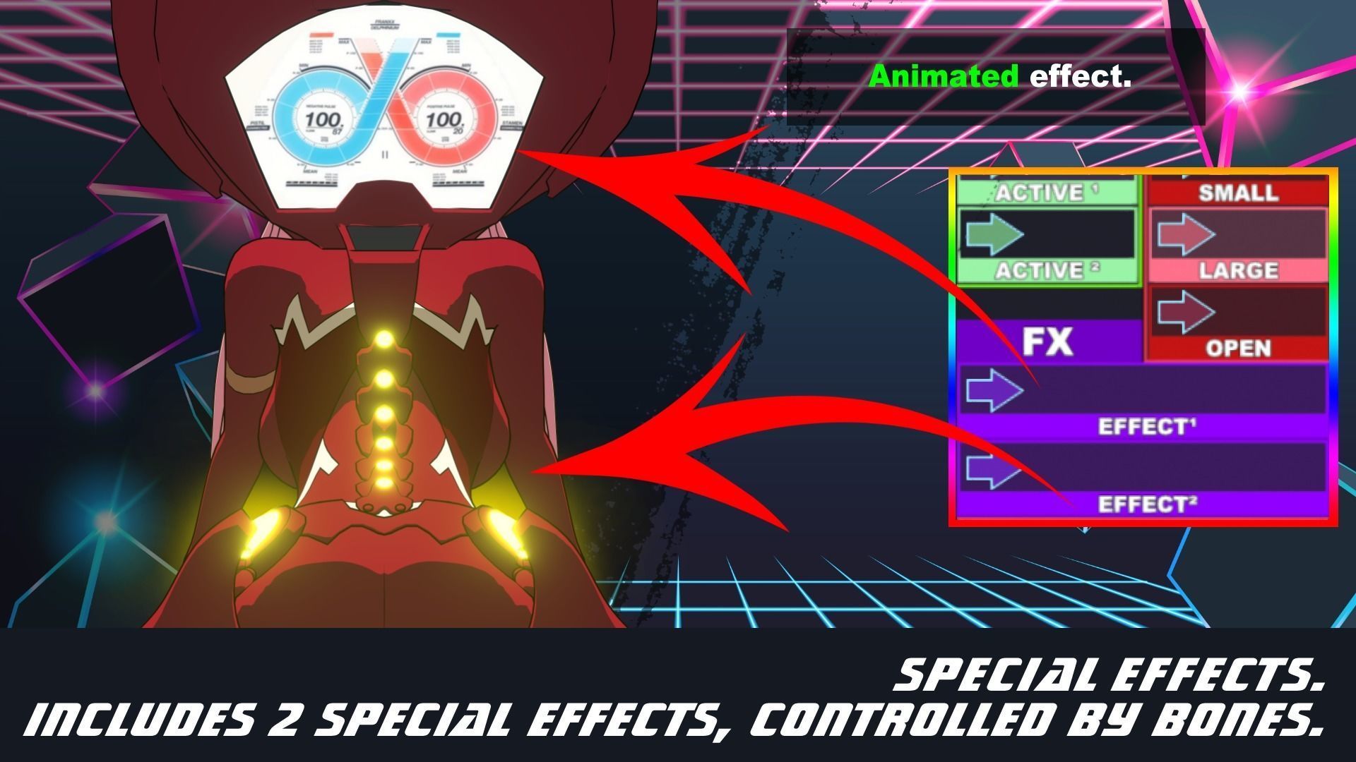 Pack Zero Two - Darling in the Franxx - Model 3D Blender 3D model_2