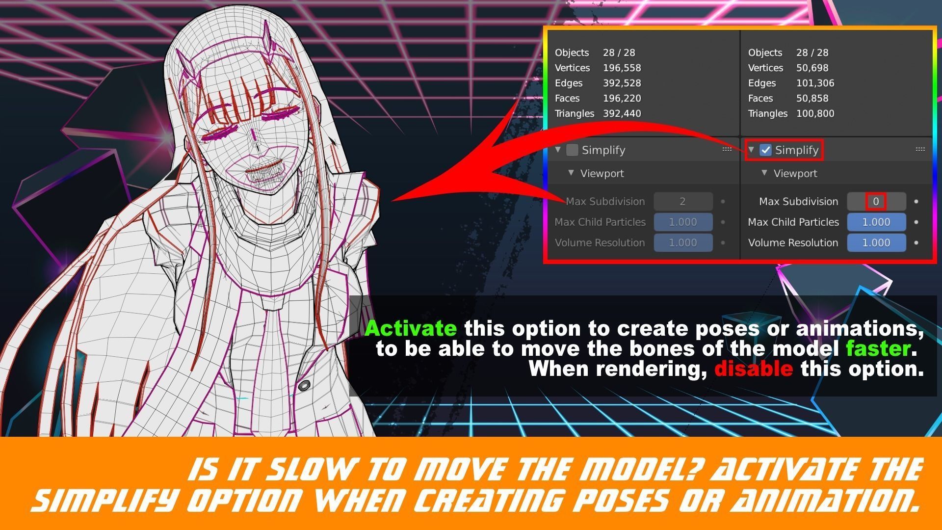 Pack Zero Two - Darling in the Franxx - Model 3D Blender 3D model_1