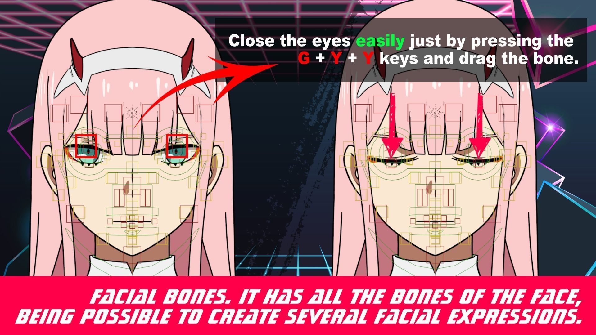 Pack Zero Two - Darling in the Franxx - Model 3D Blender 3D model_4