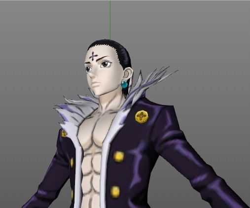Chrollo Lucilfer Low-poly 3D model_10