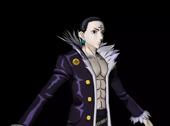 Chrollo Lucilfer Low-poly 3D model_0