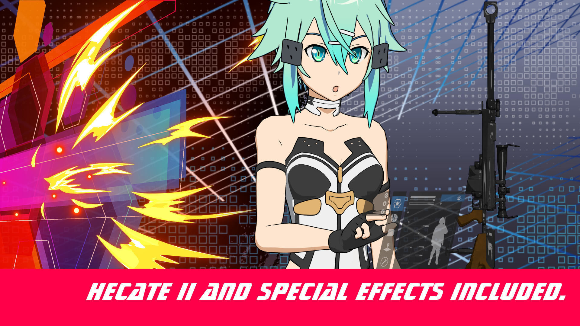 Sinon - SAO - Model 3D Blender 3D model_7