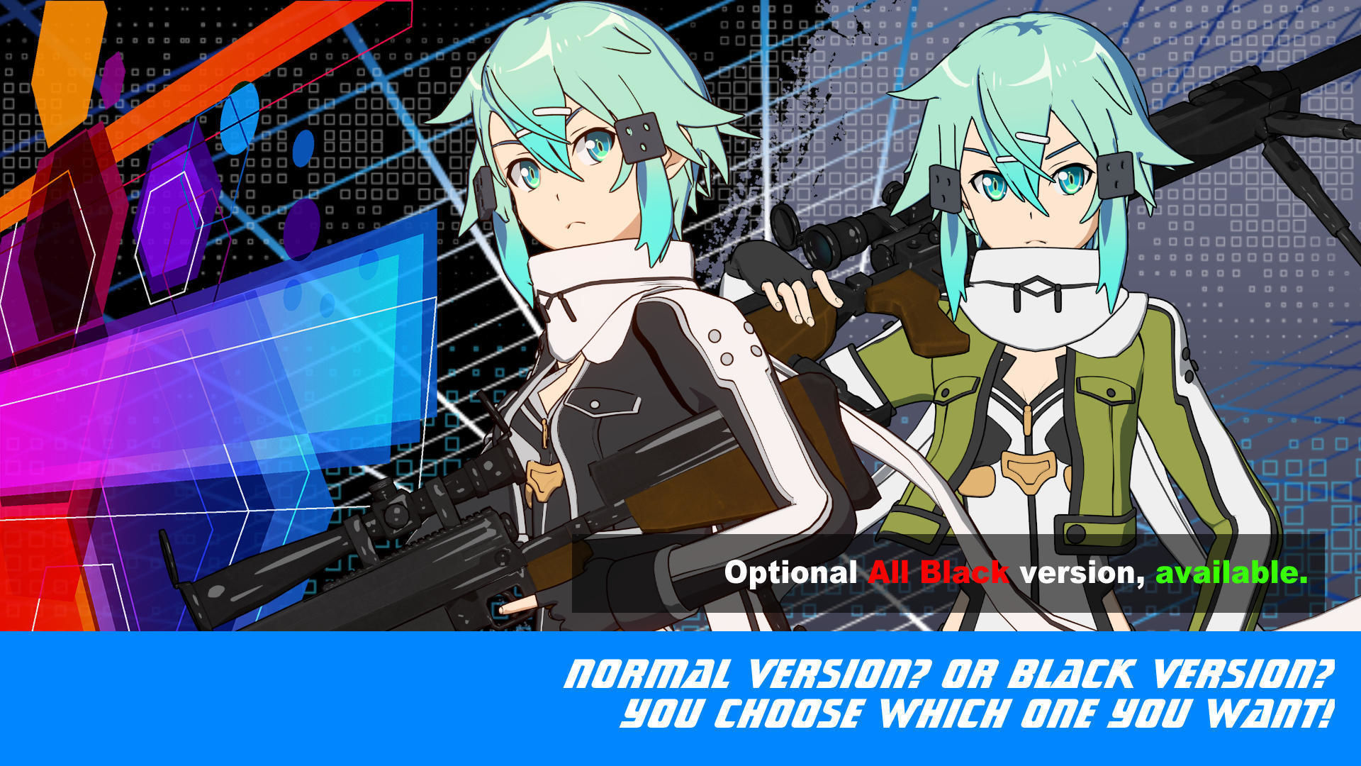 Sinon - SAO - Model 3D Blender 3D model_9