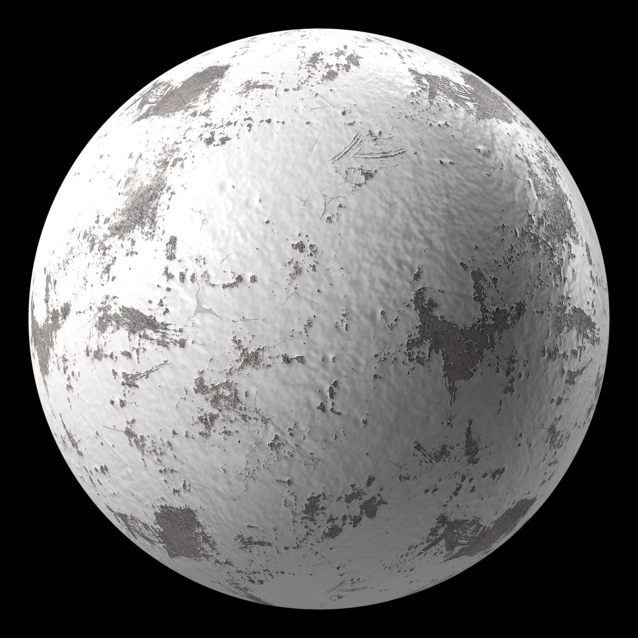 Plaster Materials 29- Painted Wall By Bricks sbsar Pbr seamless Texture_4