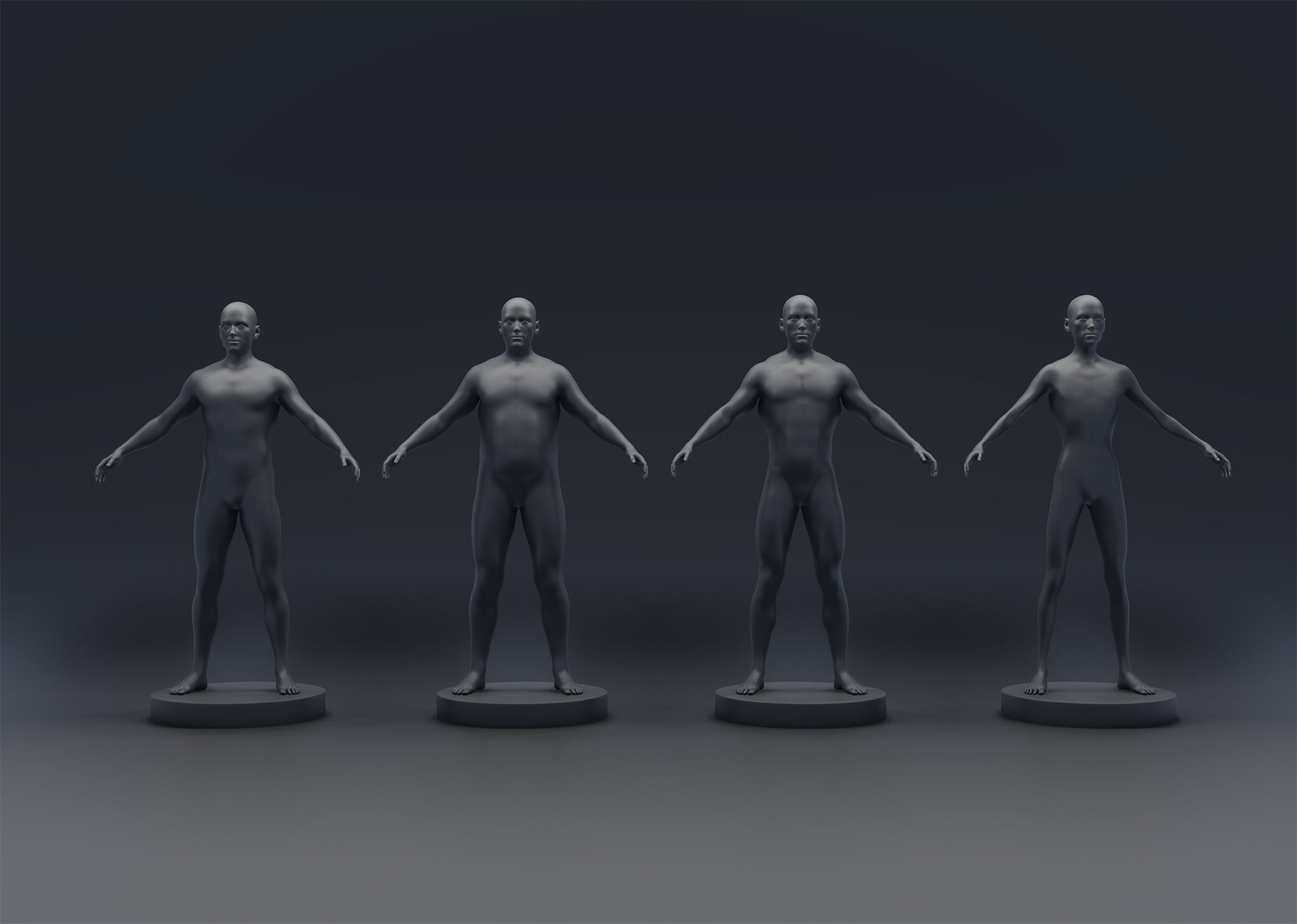 Human Body Pack Basic 3D Model  3D model_1