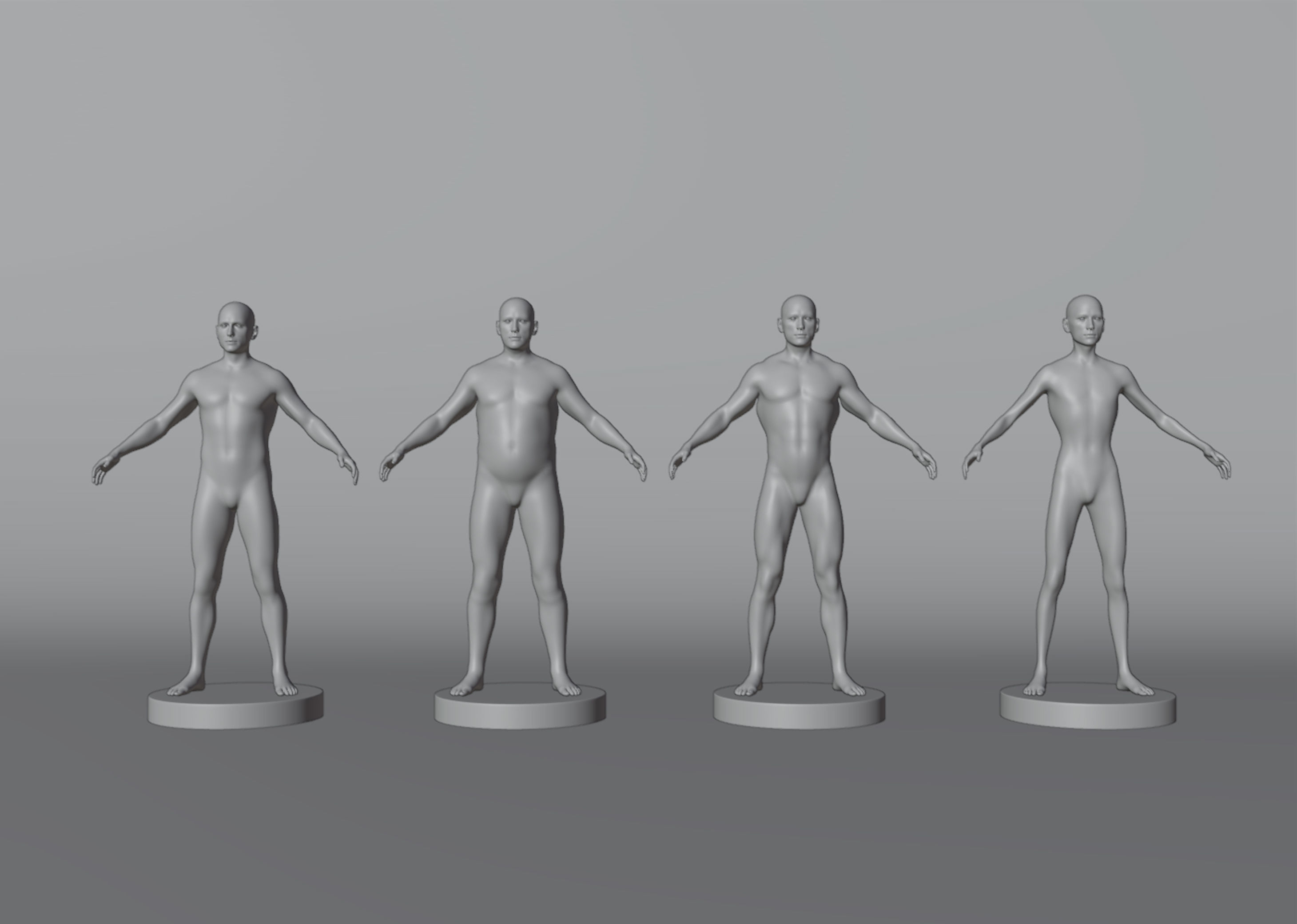 Human Body Pack Basic 3D Model  3D model_3