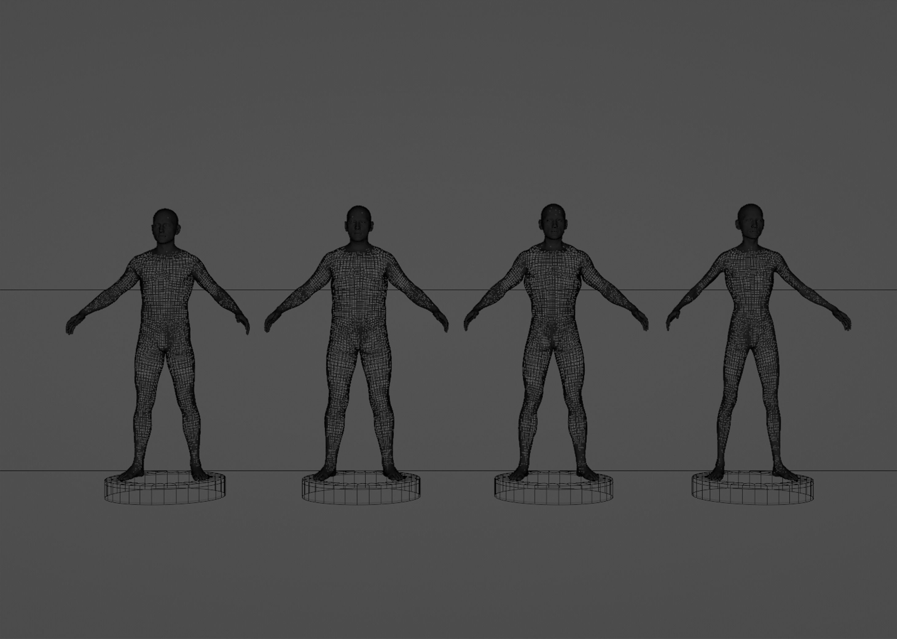 Human Body Pack Basic 3D Model  3D model_5