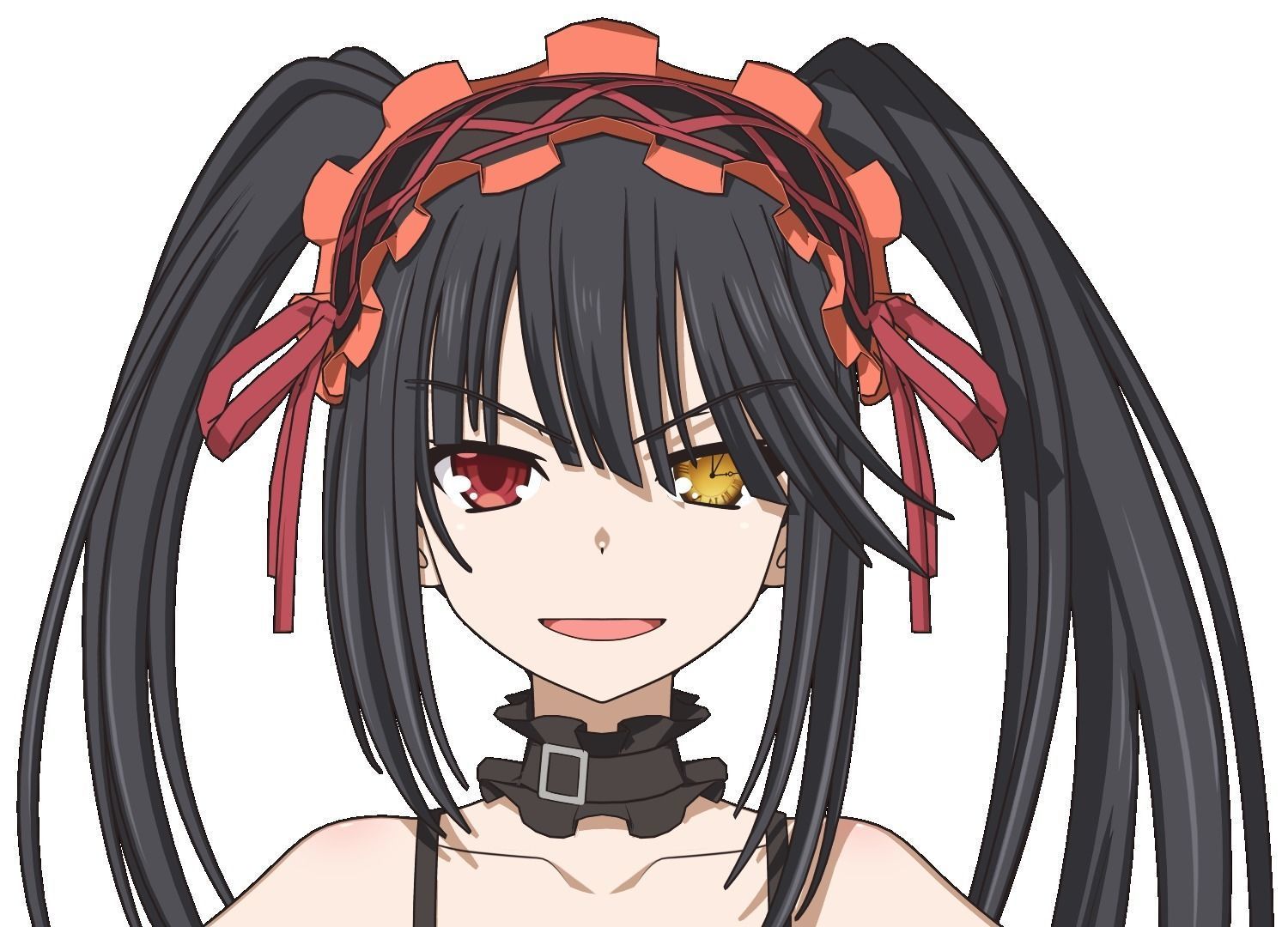 Kurumi Tokisaki - Date a Live - 3D Model Blender Low-poly 3D model_14
