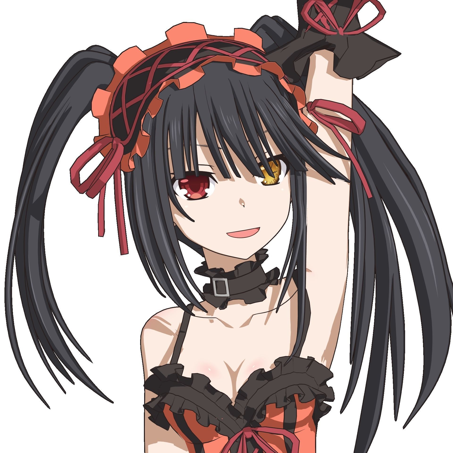 Kurumi Tokisaki - Date a Live - 3D Model Blender Low-poly 3D model_8
