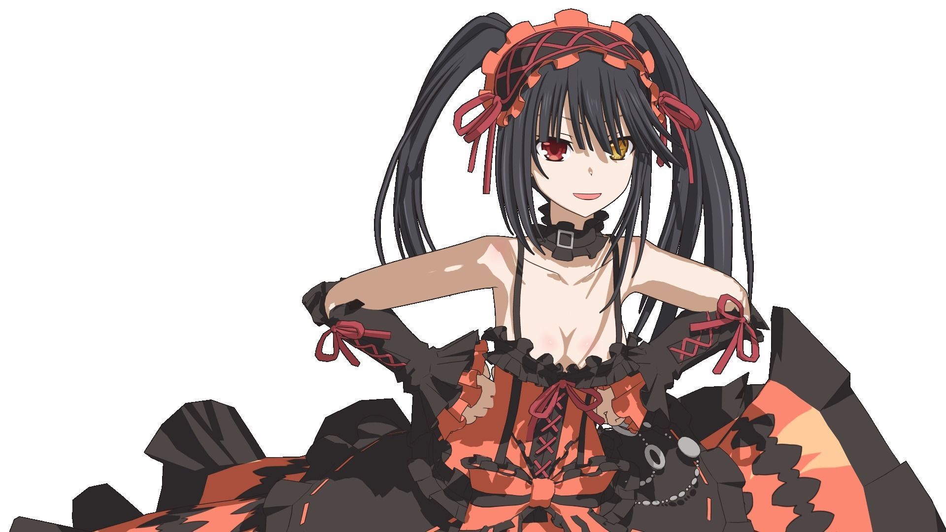 Kurumi Tokisaki - Date a Live - 3D Model Blender Low-poly 3D model_9