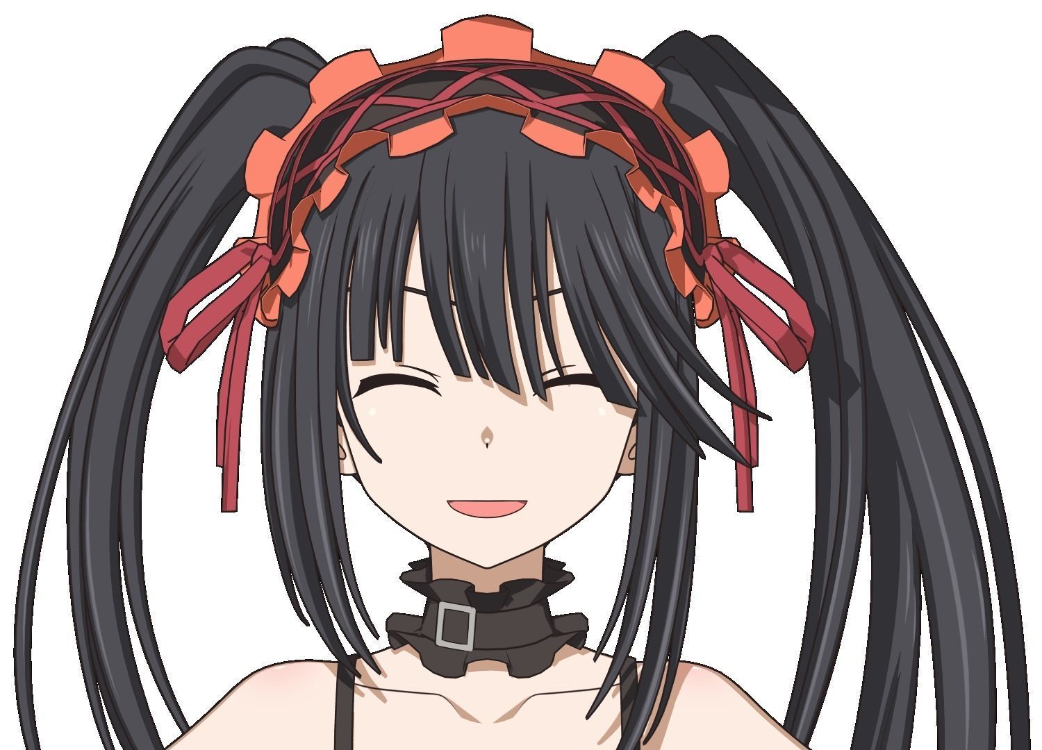 Kurumi Tokisaki - Date a Live - 3D Model Blender Low-poly 3D model_15