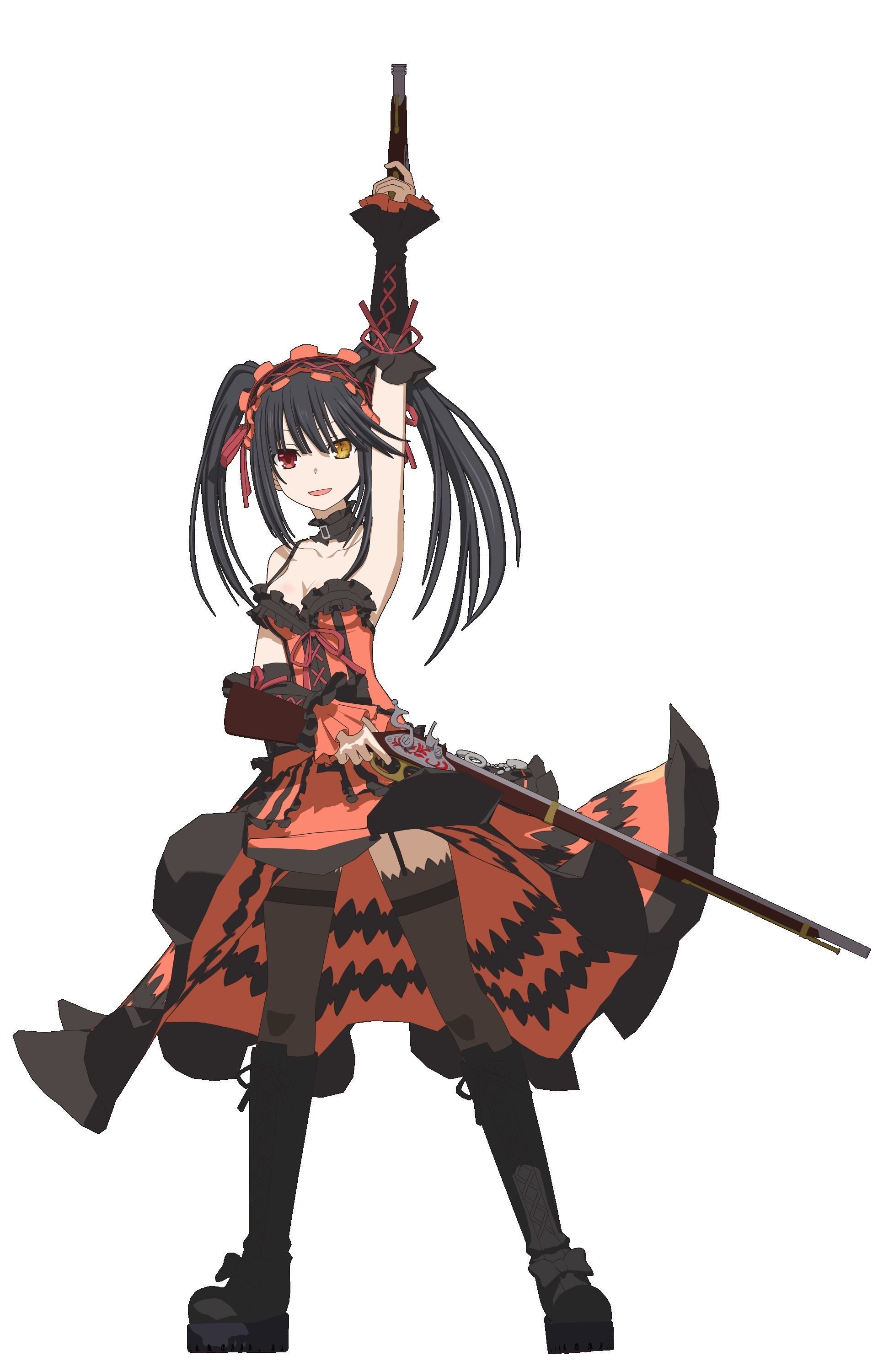 Kurumi Tokisaki - Date a Live - 3D Model Blender Low-poly 3D model_5