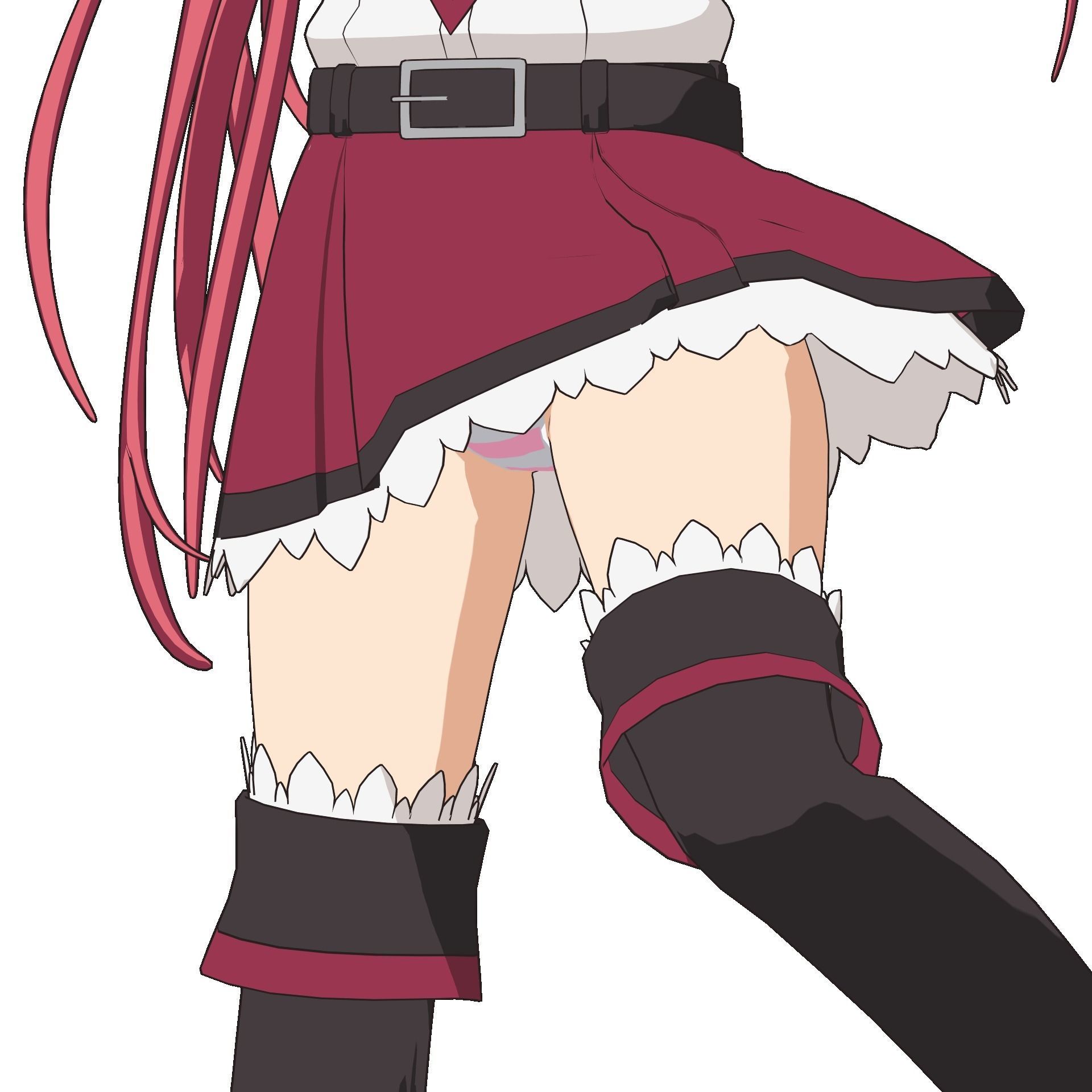 Kotori Itsuka - Date a Live - 3D Model Blender Low-poly 3D model_10