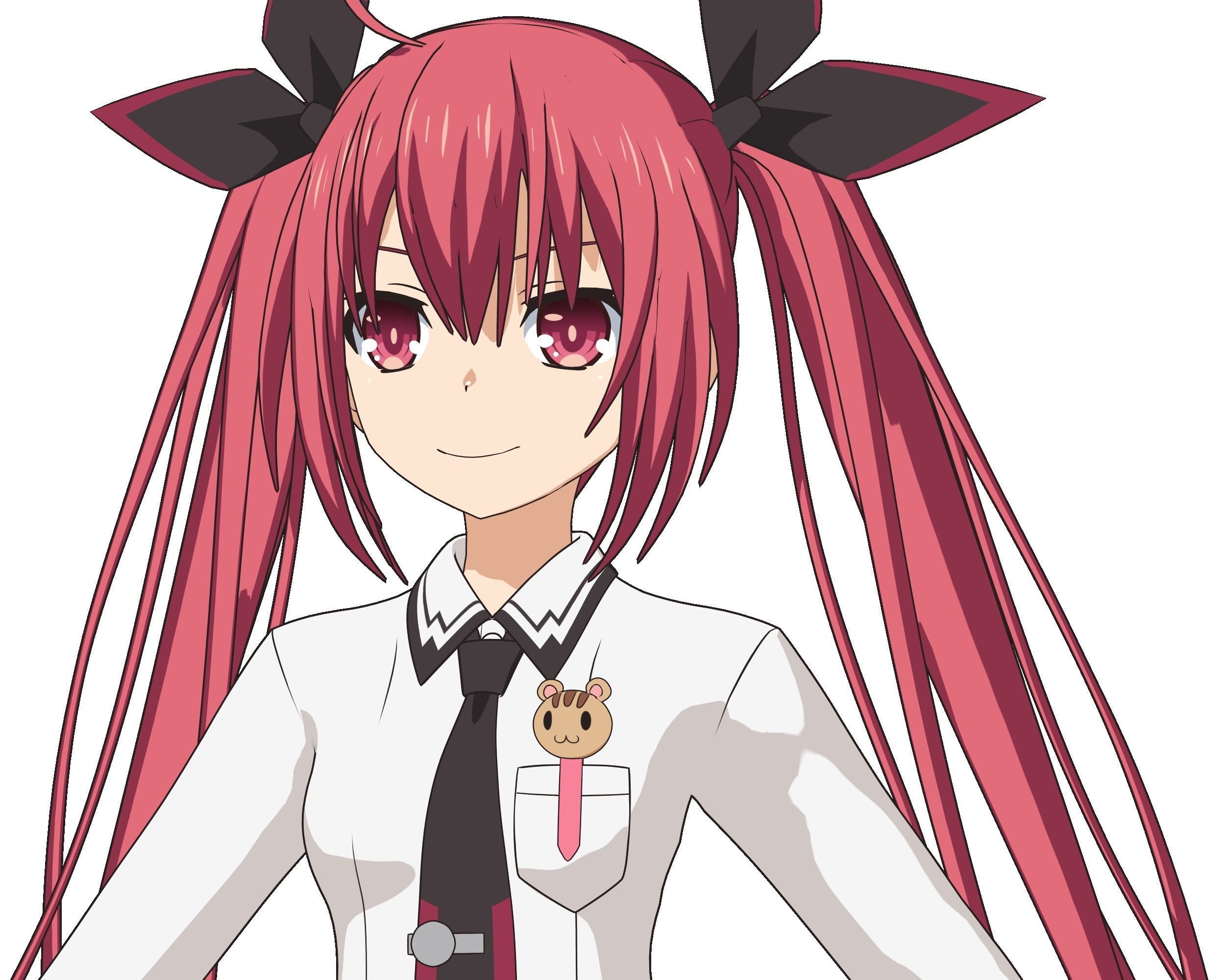 Kotori Itsuka - Date a Live - 3D Model Blender Low-poly 3D model_9