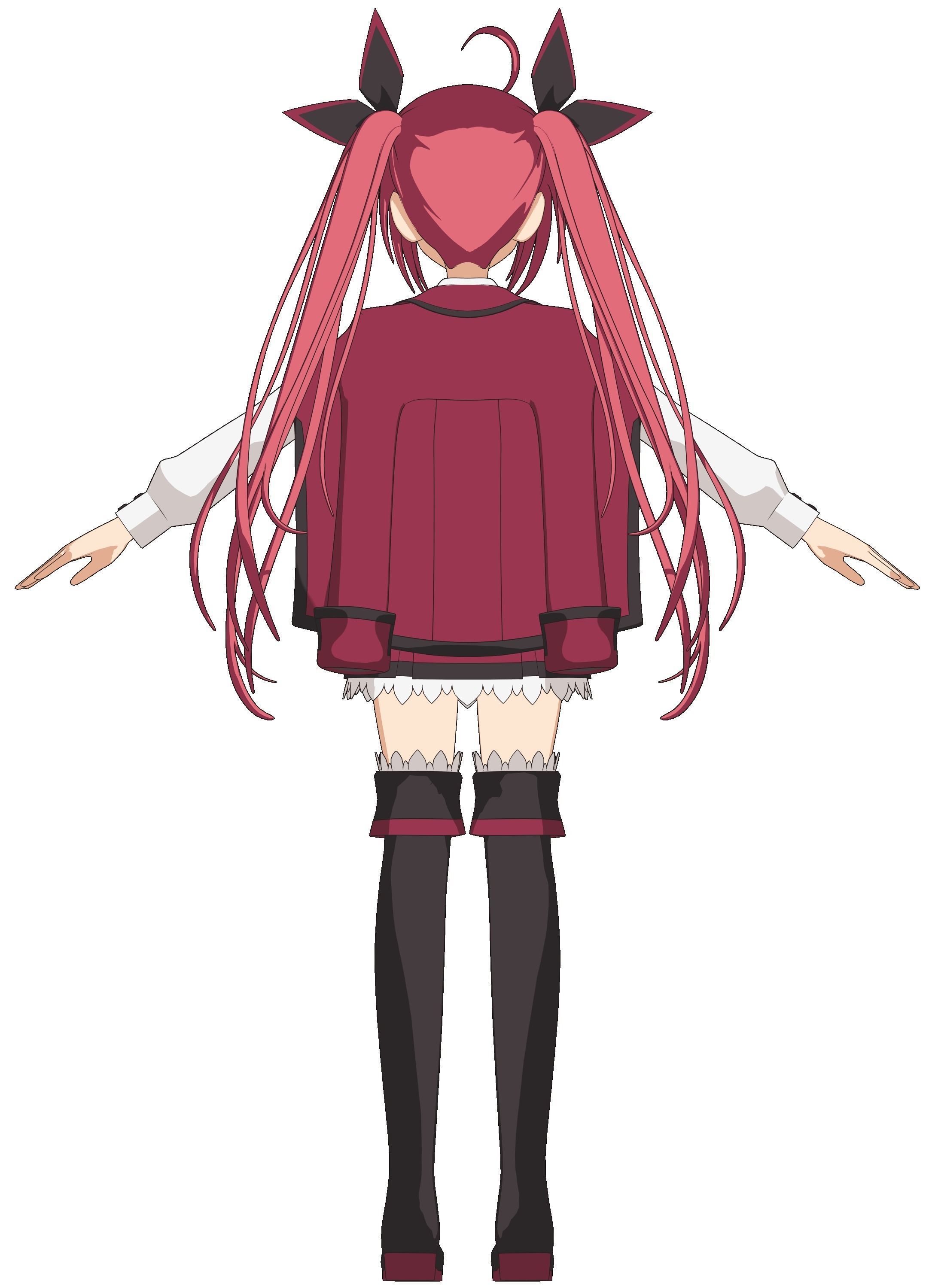 Kotori Itsuka - Date a Live - 3D Model Blender Low-poly 3D model_4