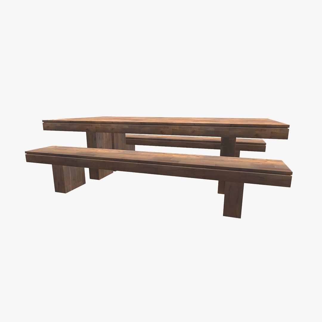 Contemporary Dinning Table 3D model_4